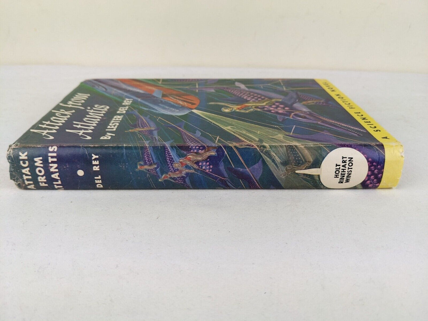 Attack from Atlantis by Lester Del Rey 1972 hardcover vintage Science fiction