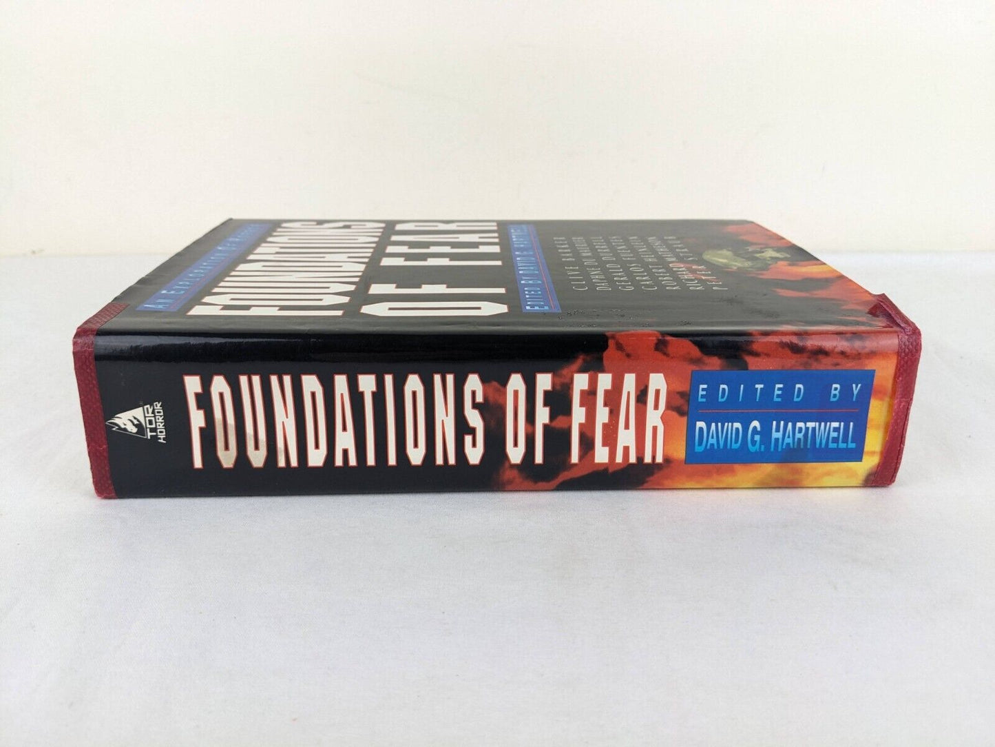 Foundations of Fear - David Hartwell 1992 Hardcover Horror - Barker Matheson etc