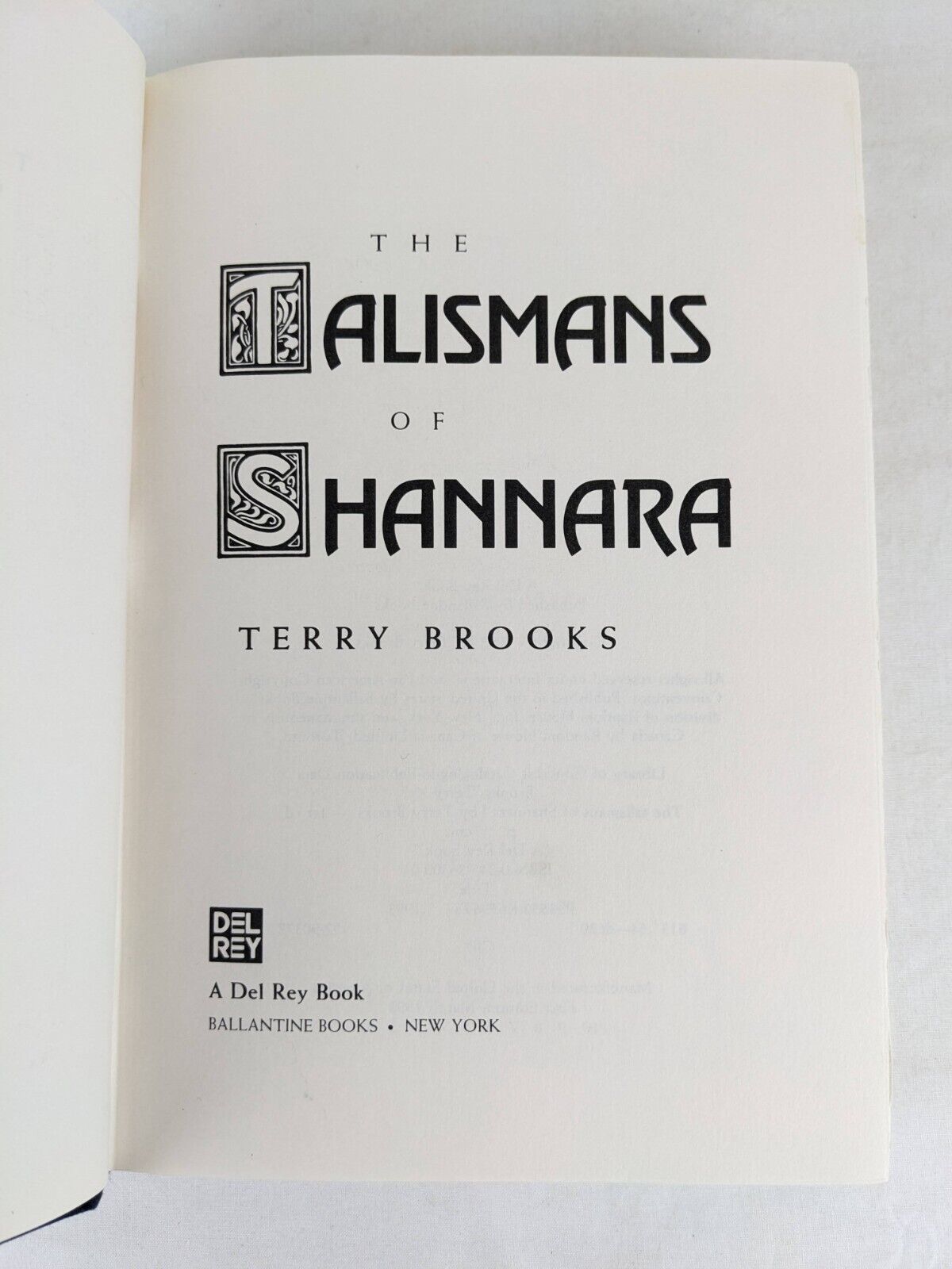 Heritage of Shannara by Terry Brooks hardcover - Scions / Talismans 1990