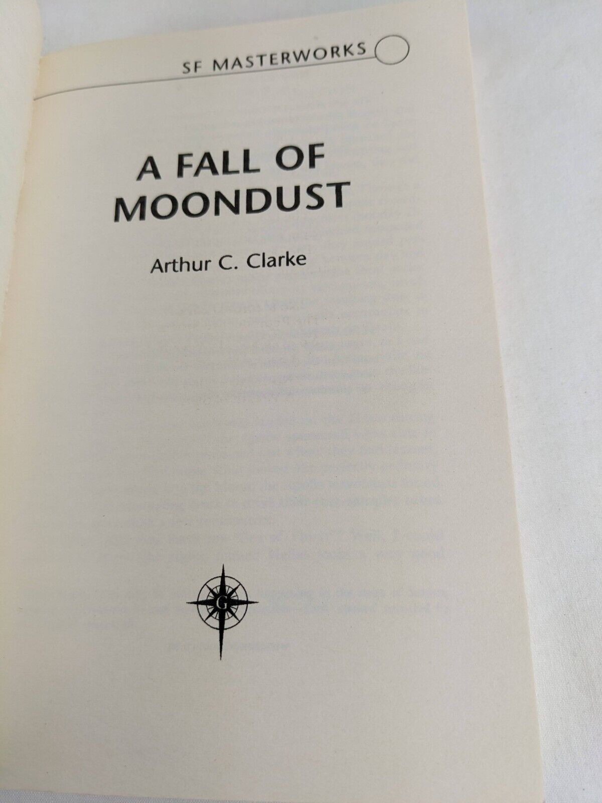 A fall of Moondust by Arthur C. Clarke 2002