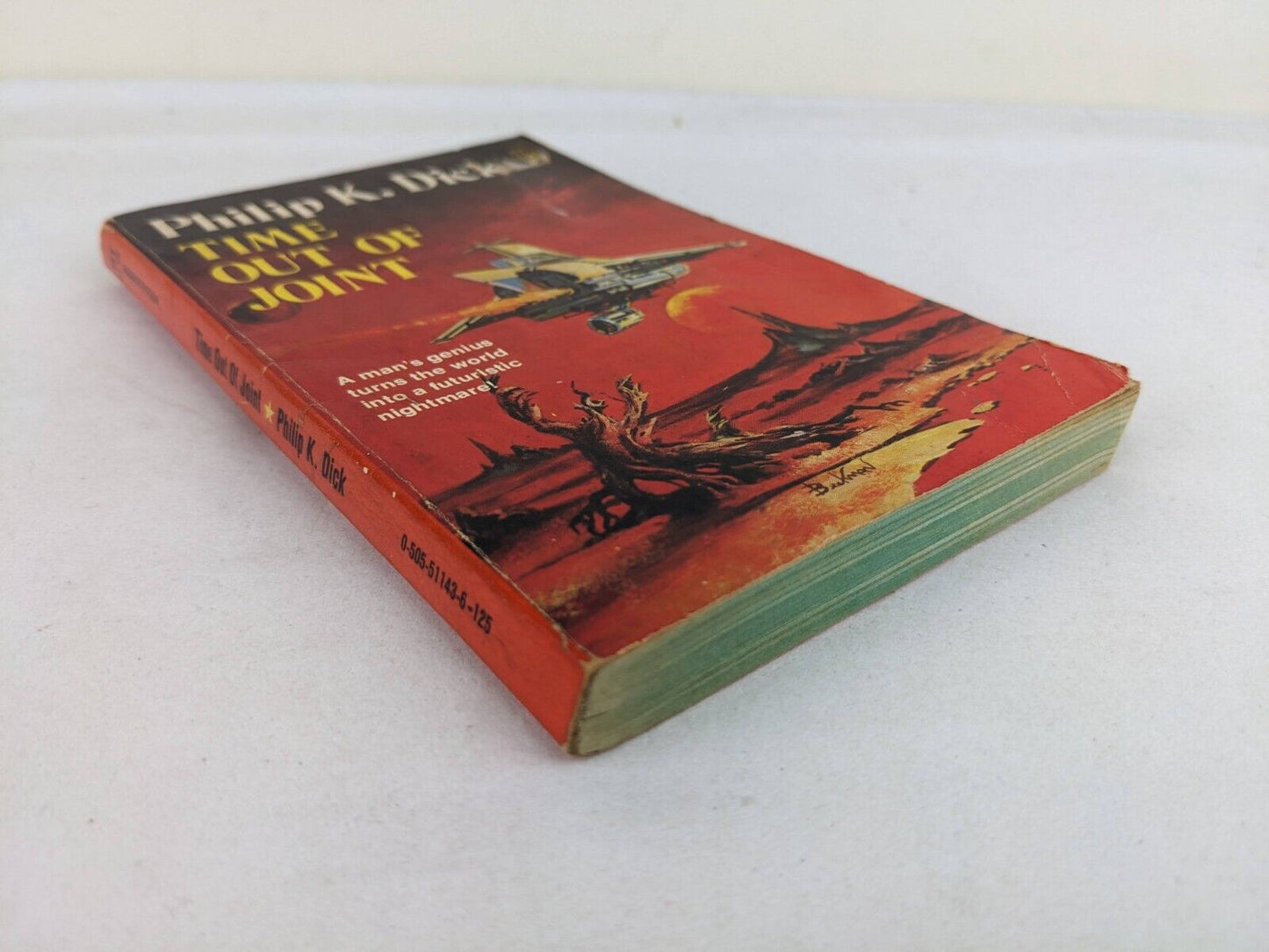 Time out of joint by Philip K. Dick 1959 Belmont Tower books Printing