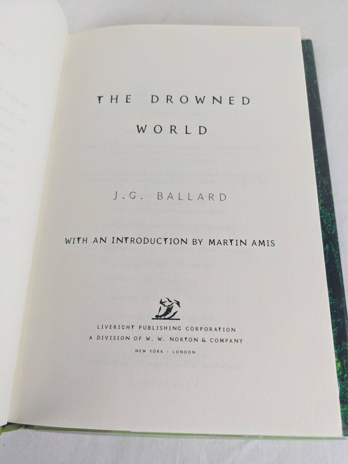 The drowned world by J.G. Ballard 2012 Hardcover Fiftieth Anniversary