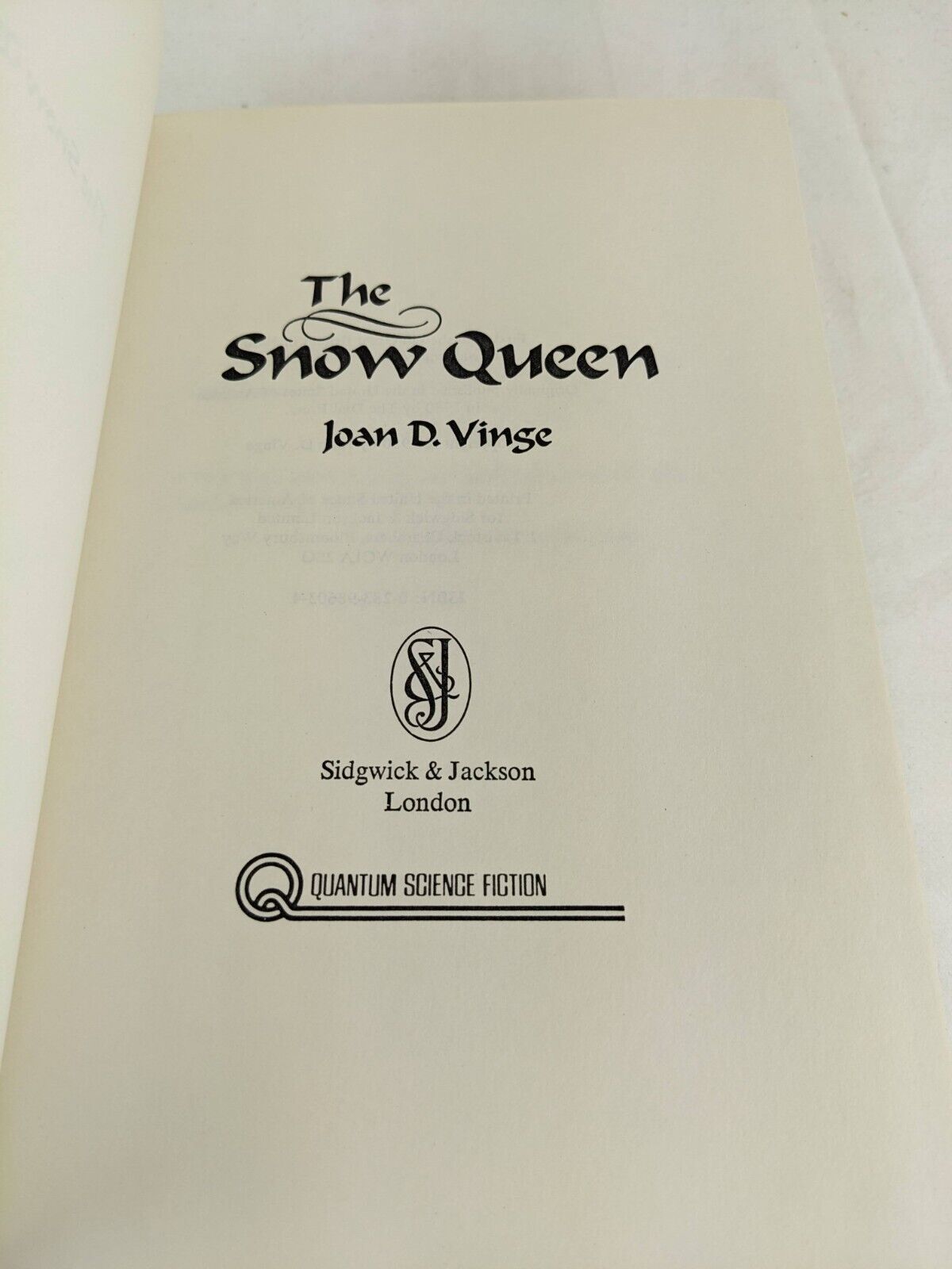The snow queen by Joan D. Vinge 1980 Hardcover US First Edition