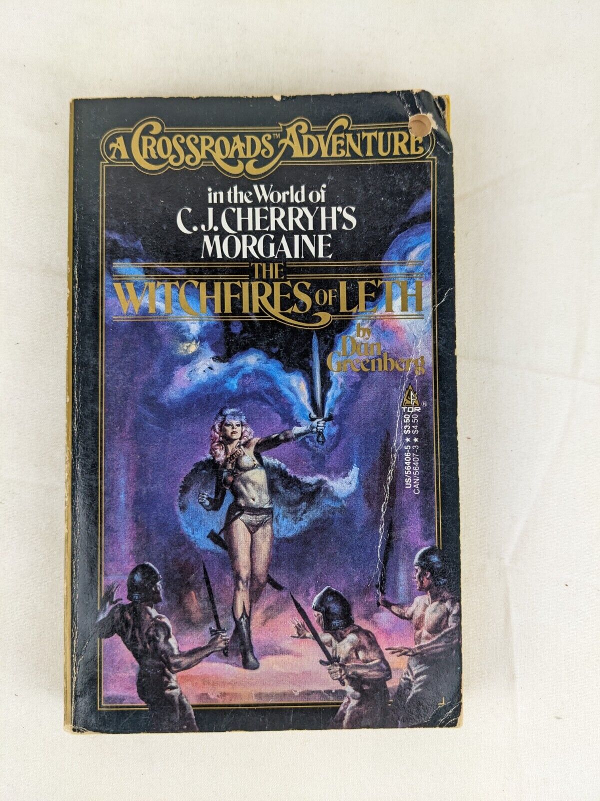 A crossroads adventure: The Witchfire of Leth by Dan Greenberg 1987