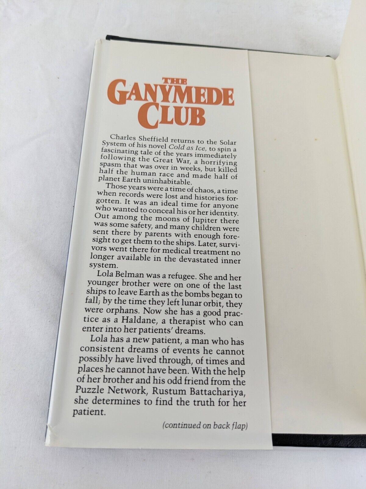 The Ganymede club by Charles Sheffield 1995 Hardcover