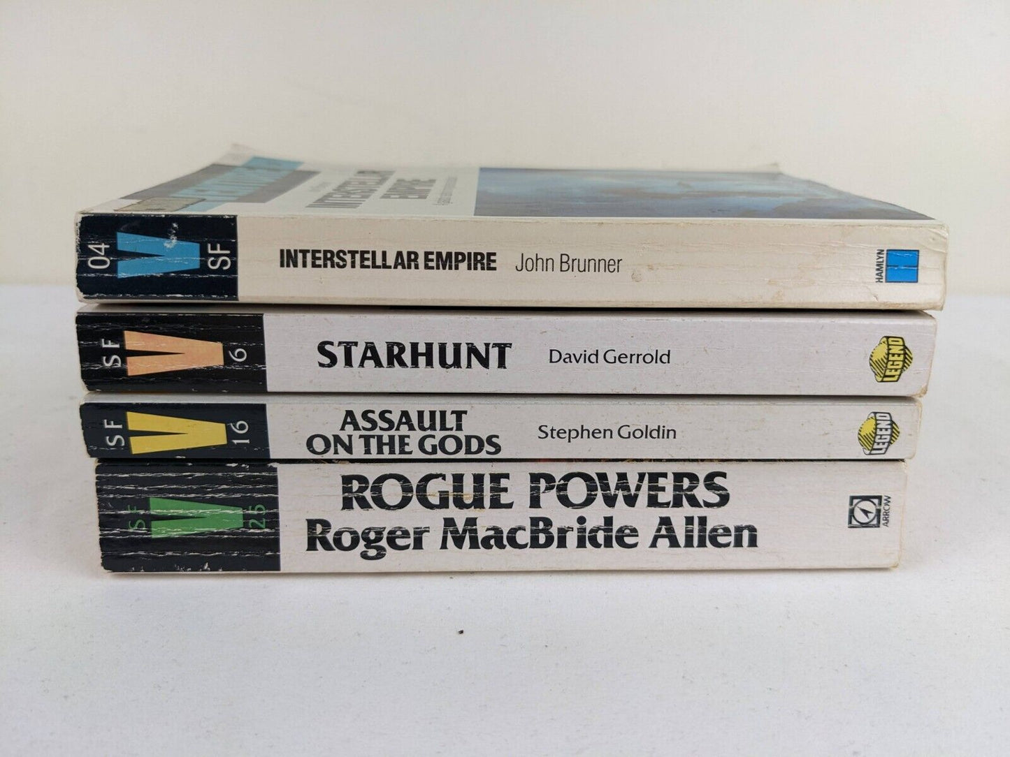 Venture SF 4, 6, 16, 25 Interstellar, Starhunt, Gods, Rogue Powers John Brunner