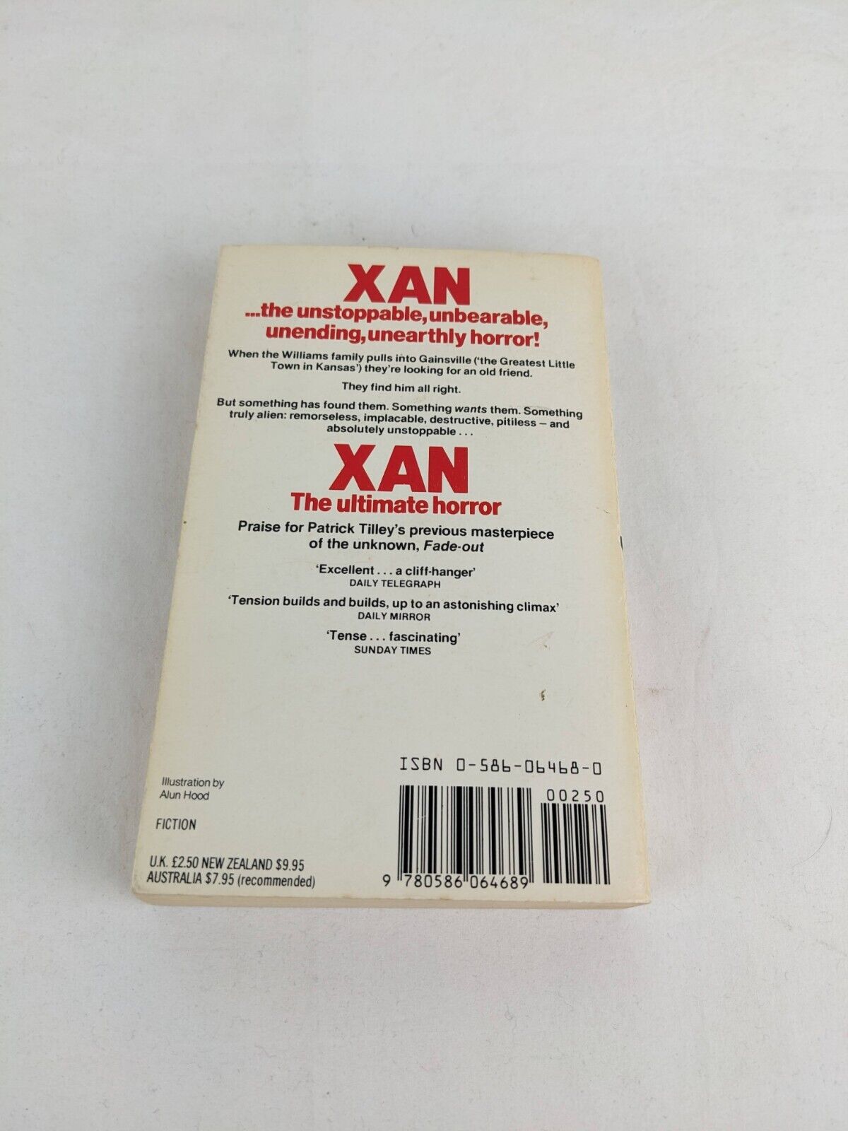 Xan by Patrick Tilley 1986 Horror / science fiction