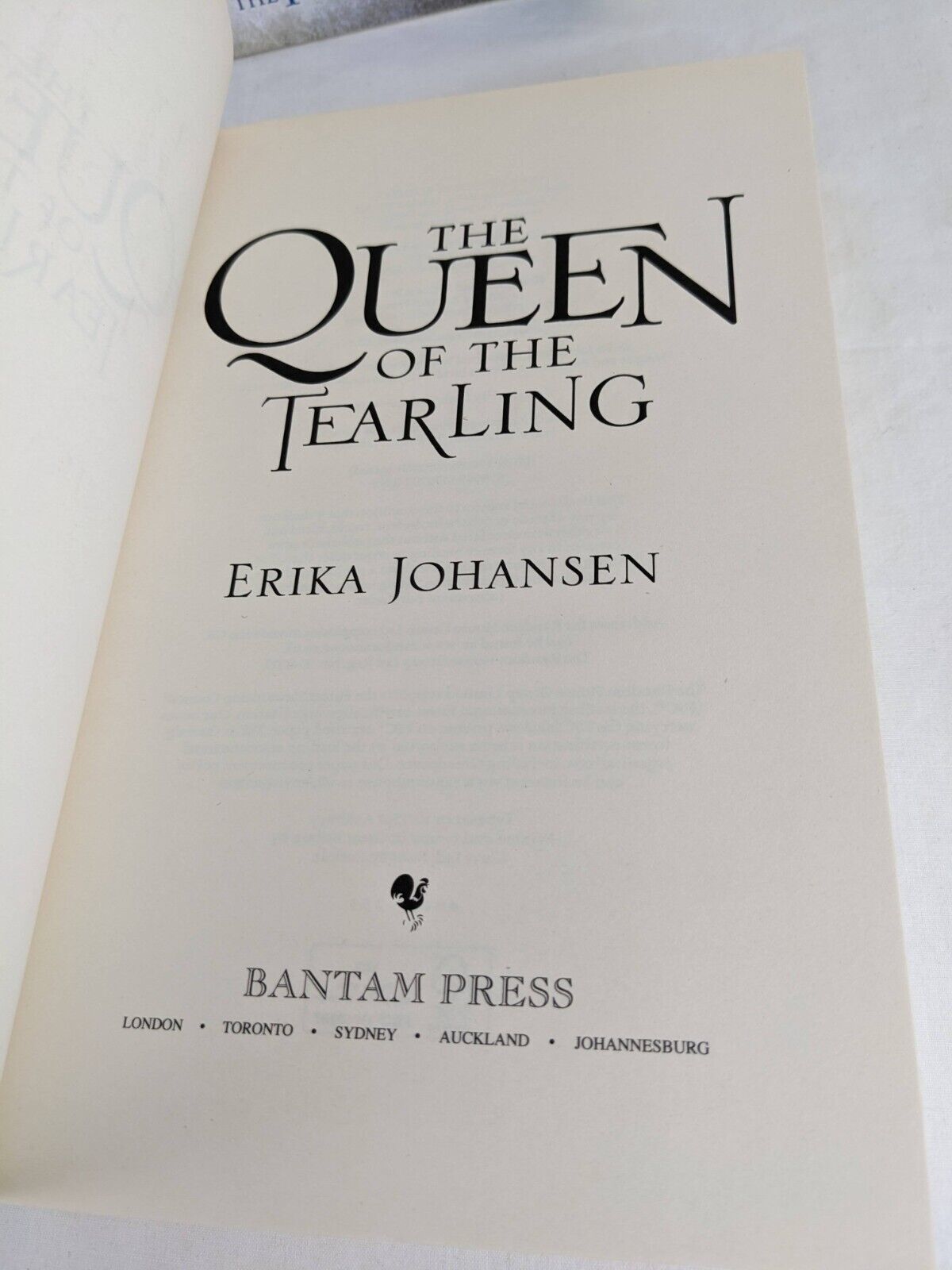 The Queen of the Tearling & Invasion of Tearling by Erika Johansen 2014