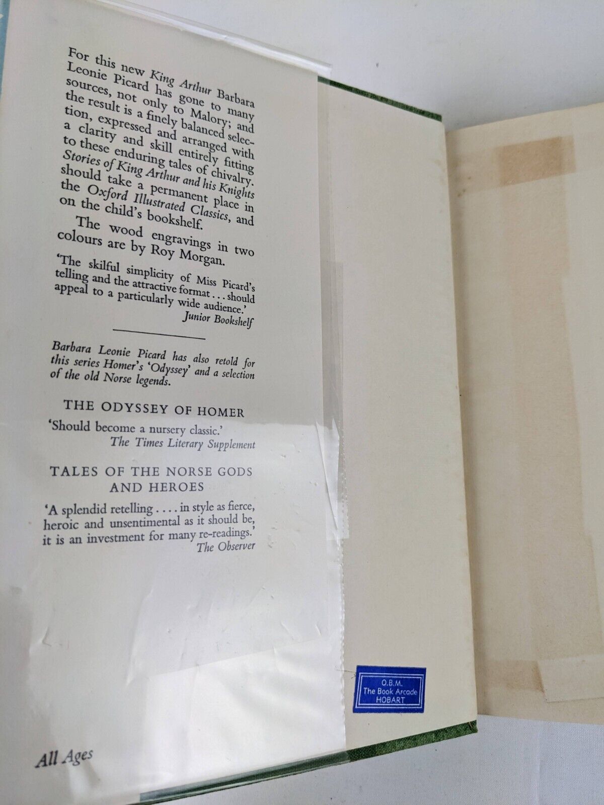 Stories of King Arthur and his Knights by Barbara Leonie Picard hardcover 1957