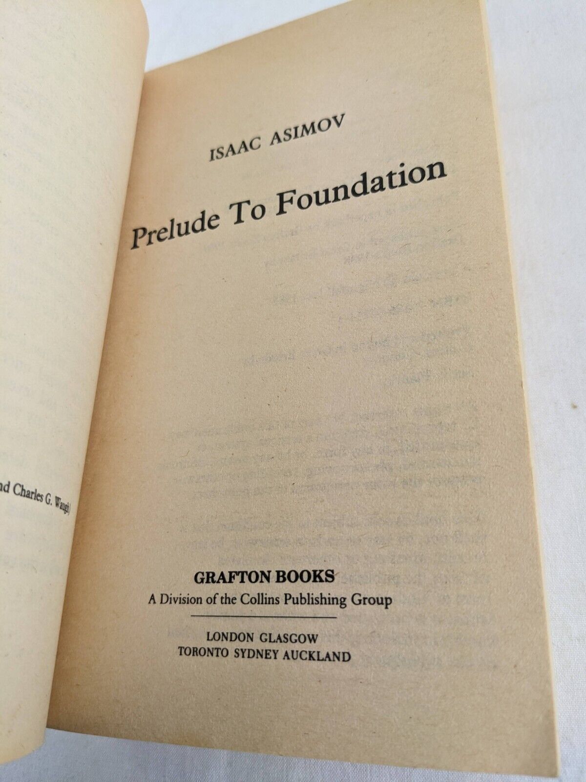 Foundation & Empire, Second, Foundation's Edge & Prelude by Isaac Asimov Grafton