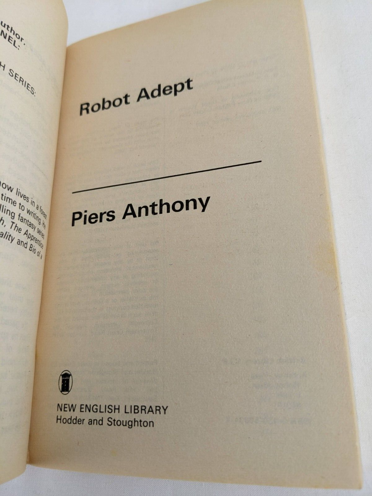 Apprentice Adept x 5 by Piers Anthony 1983 Split, Blue, Juxtaposition etc