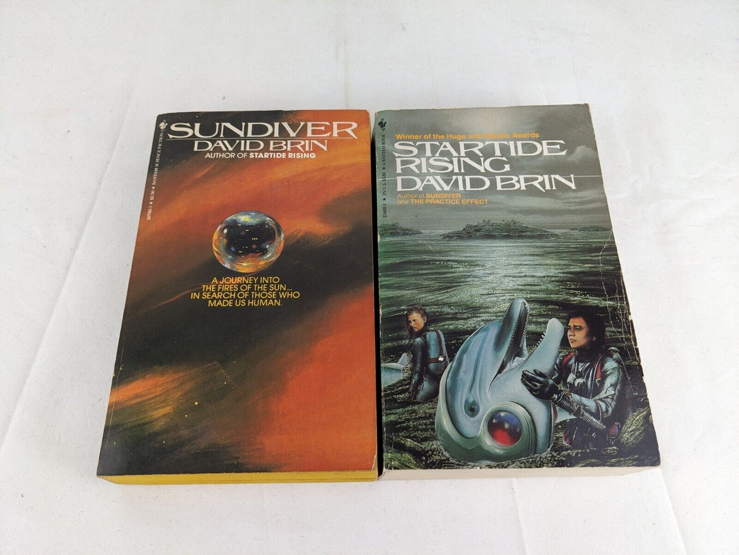 Sundiver & Startide rising by David Brin 1981 Uplift Saga