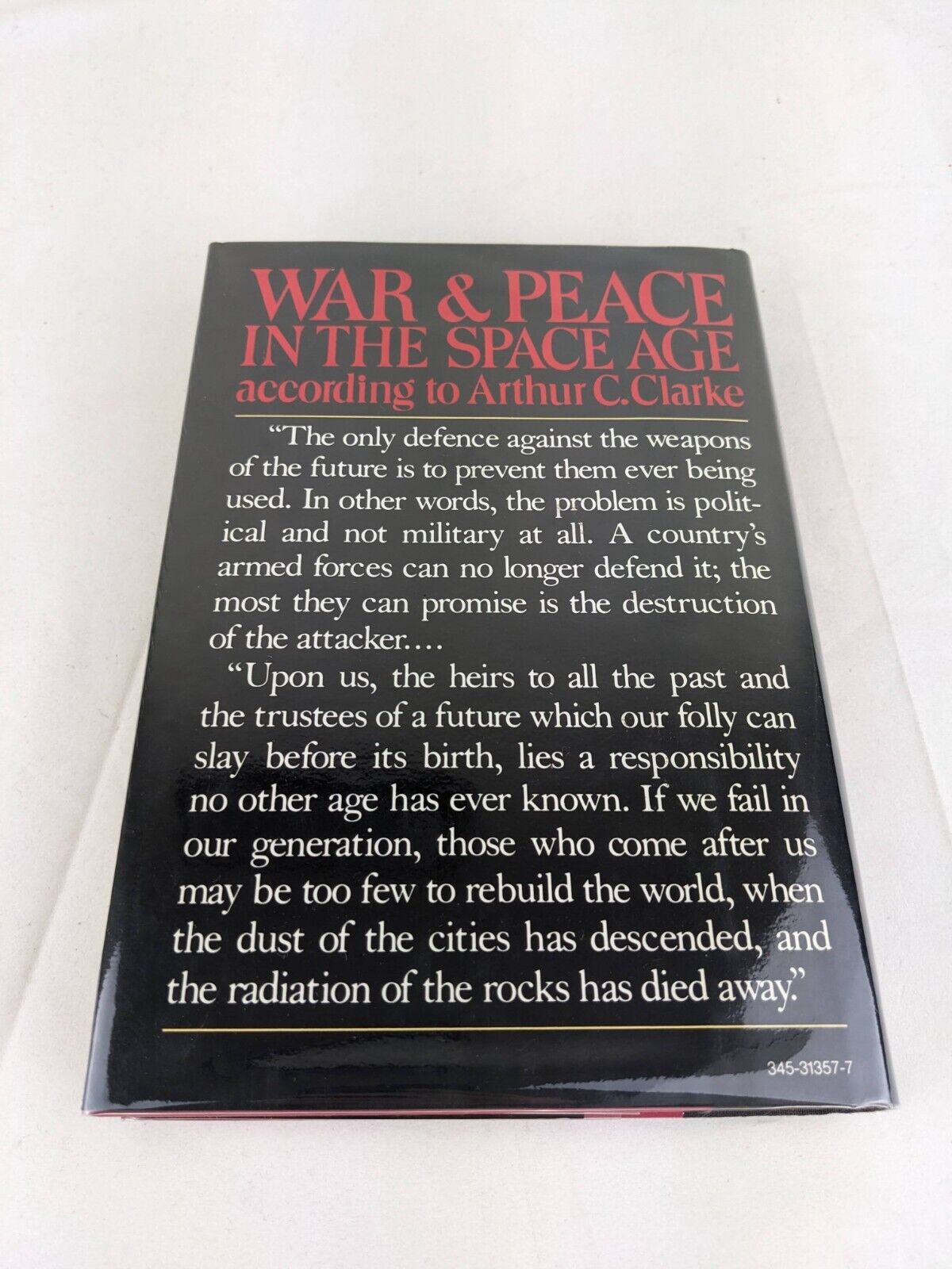 Spring - A choice of Futures by Arthur C. Clarke 1984 First Edition Hardcover