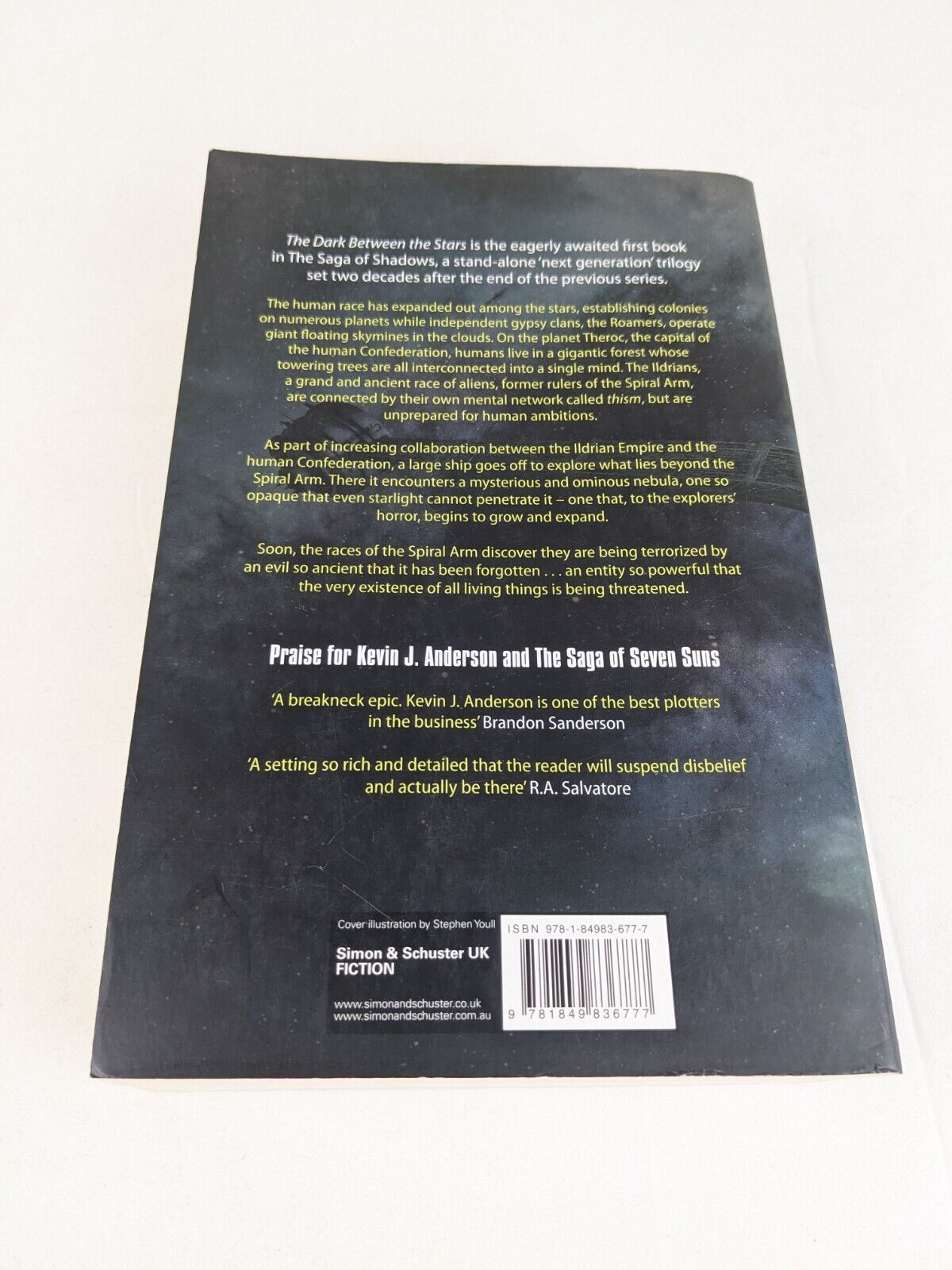 The dark between the stars by Kevin J. Anderson 2014 Saga of shadows