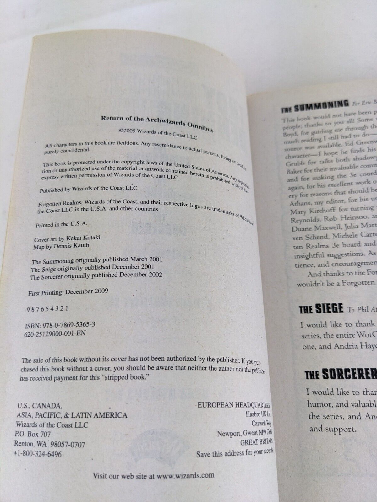 Return of the archwizards Omnibus by Troy Denning 2009