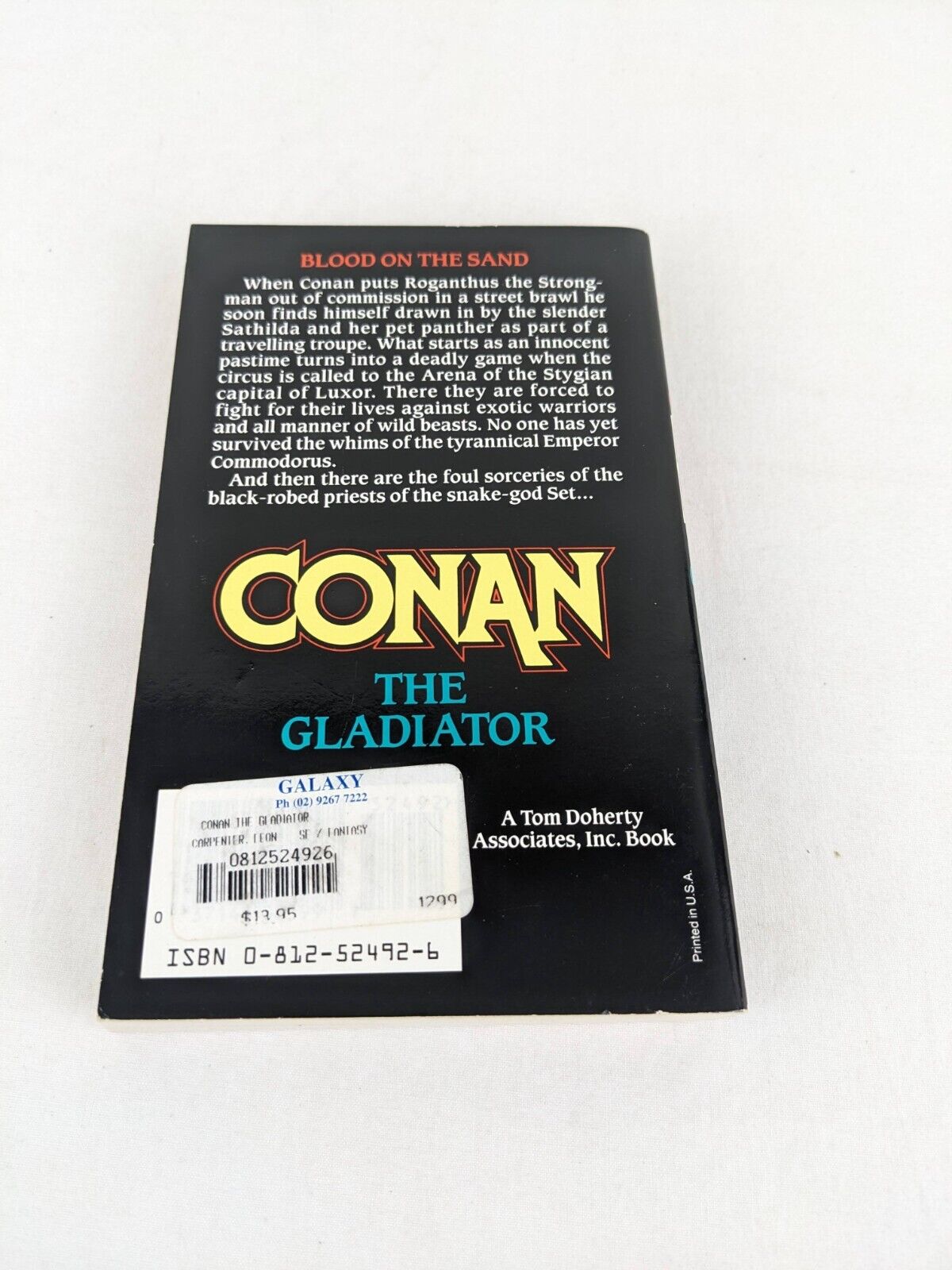 Conan: The gladiator by Leonard Carpenter 1995