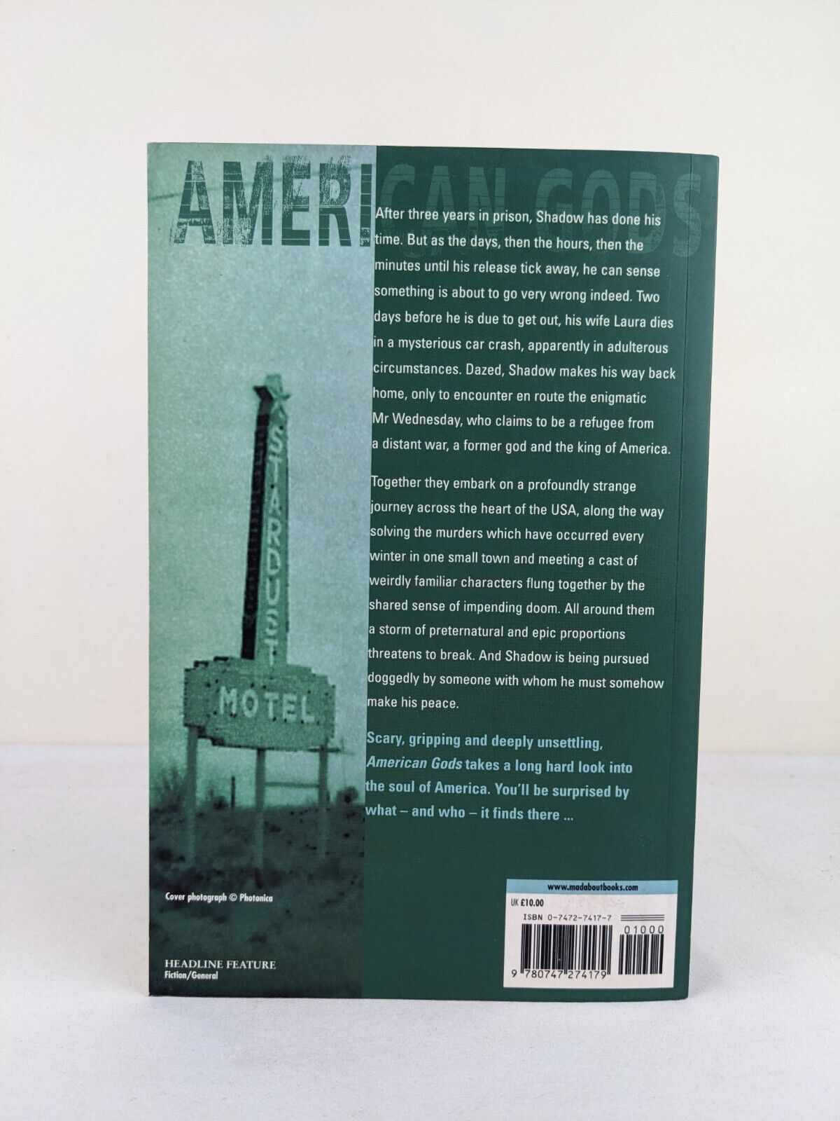 American Gods by Neil Gaiman 2001 Headline