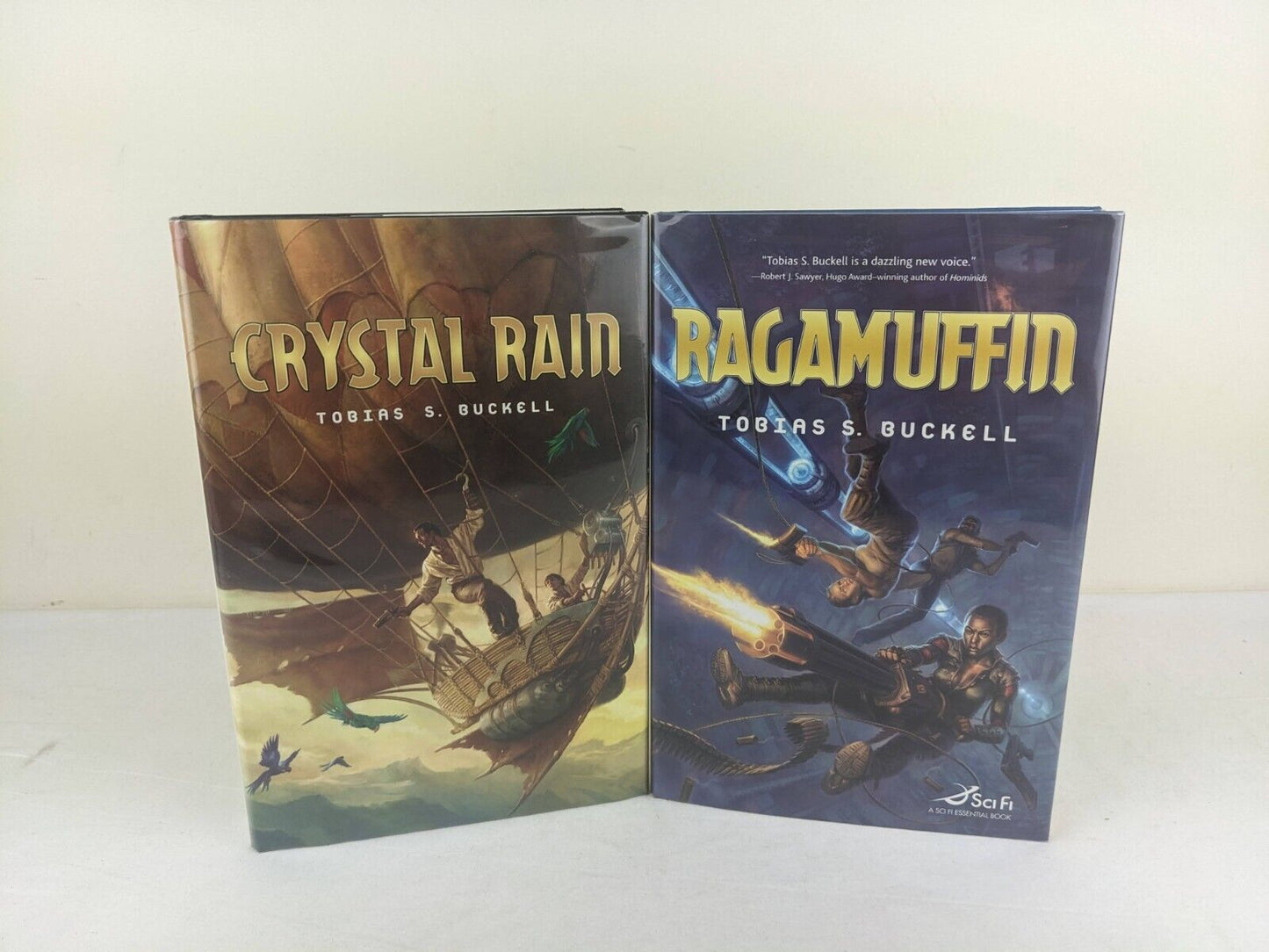 Xenowealth: Crystal Rain & Ragamuffin by Tobias Buckell 2006 Hardcover First Ed.