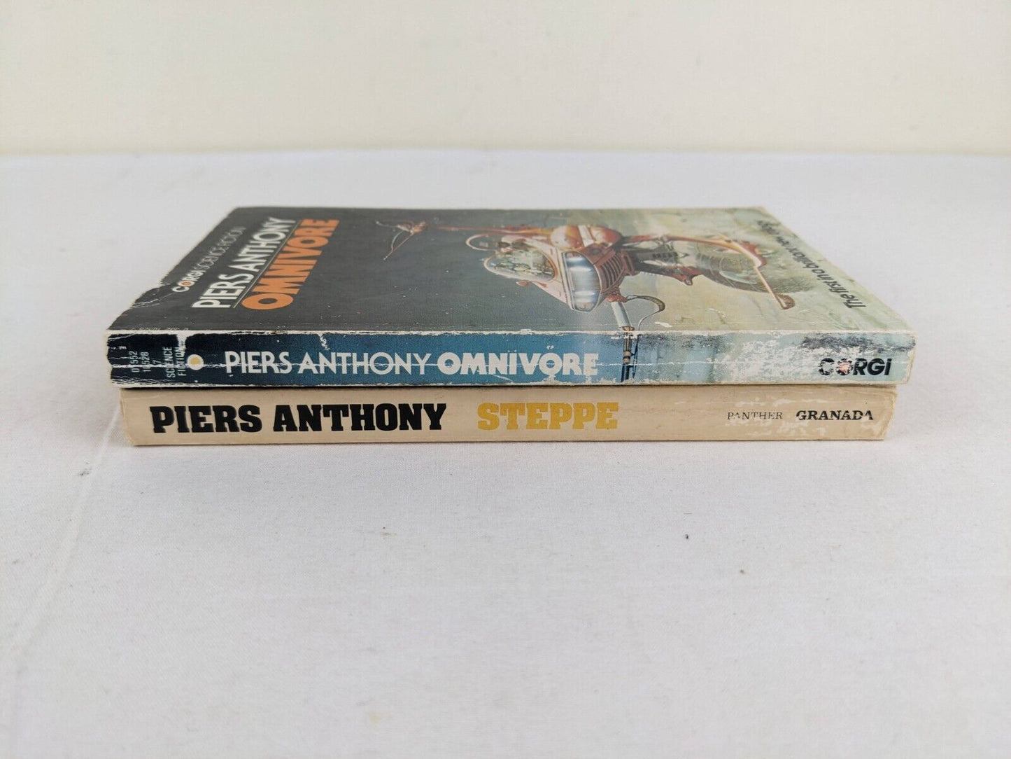 Omnivore 1977 & Steppe 1976 by Piers Anthony
