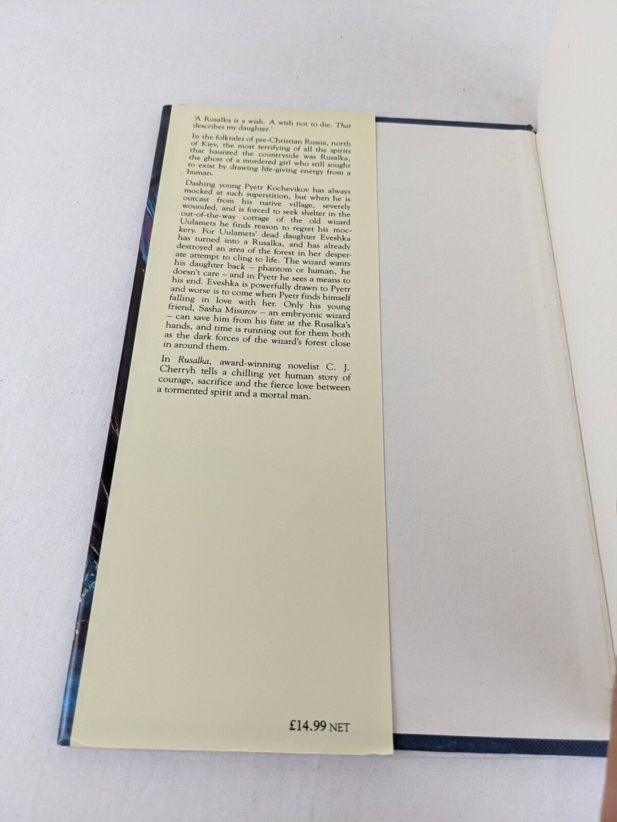 Rusalka by C.J. Cherryh 1990 Hardcover UK First Edition - Russian Stories