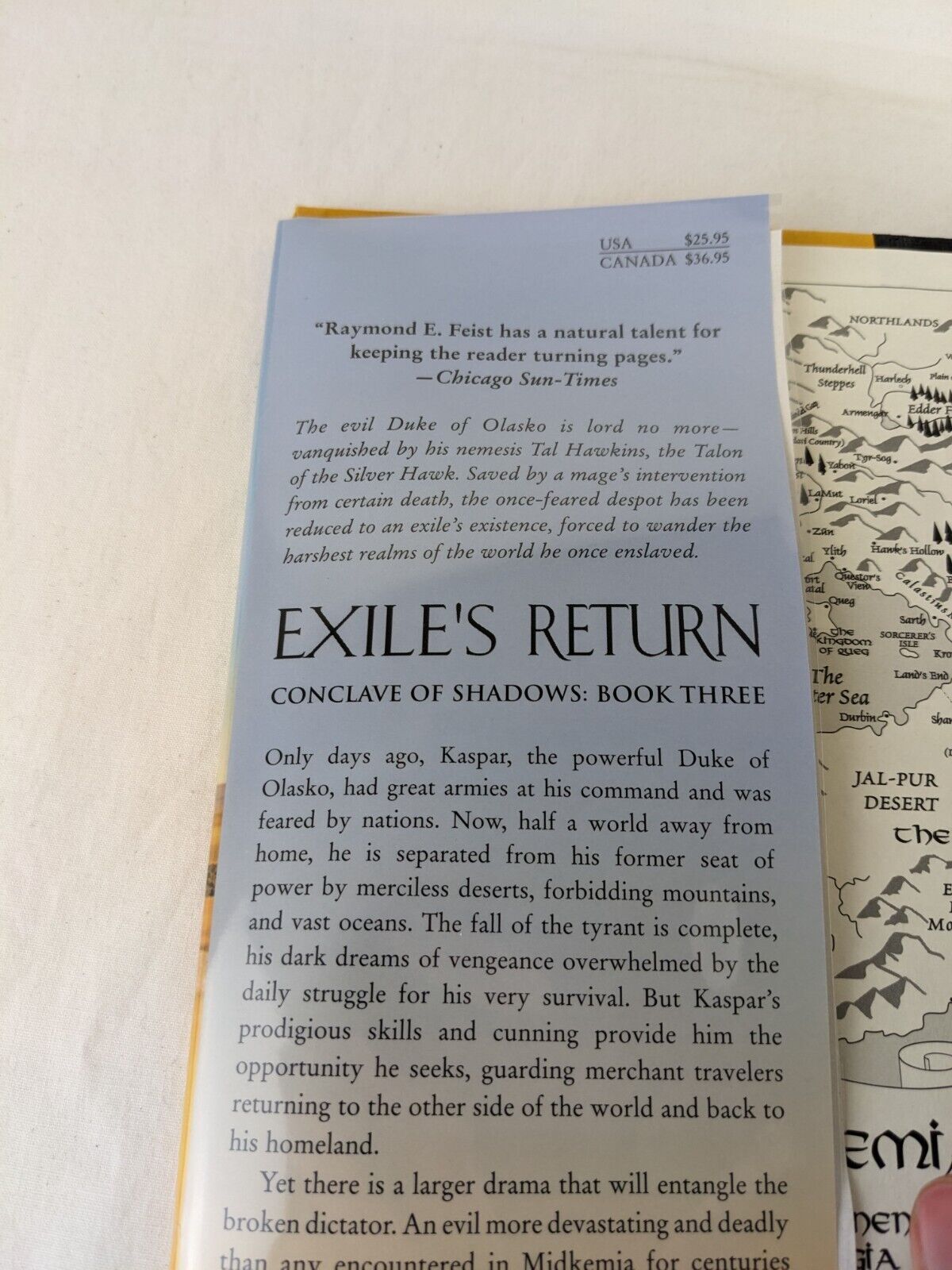 Exile's return by Raymond E. Feist 2005 Hardcover US First Edition Conclave