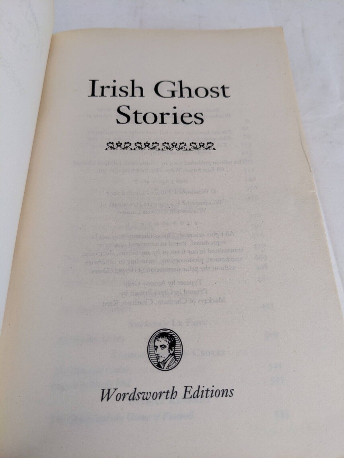 The wordsworth collection of Irish ghost stories 2005 Horror Short Stories