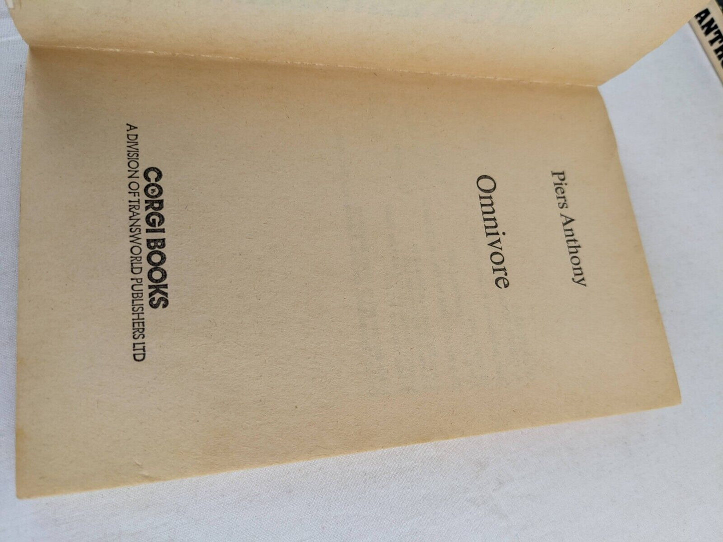 Omnivore 1977 & Steppe 1976 by Piers Anthony