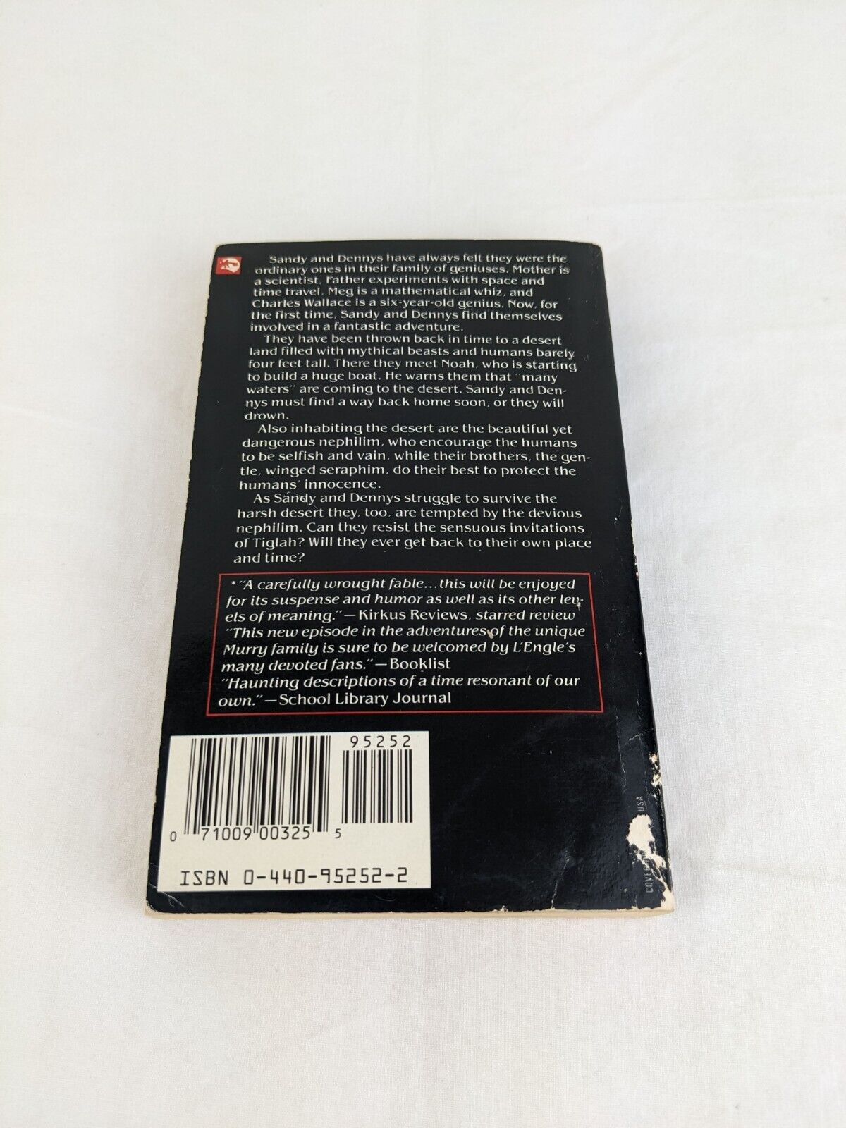 Many Waters by Madeleine L'Engle 1987 - Time series Laurel-leaf Fantasy