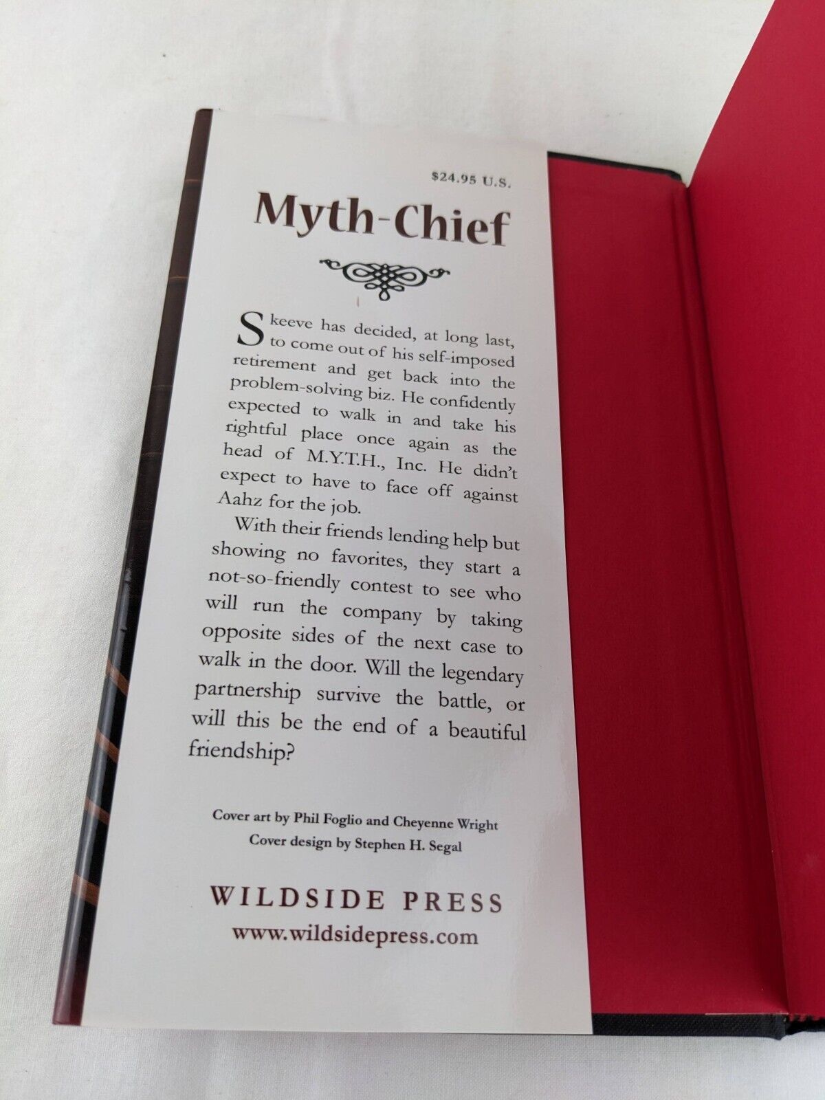 Myth-chief by Robert Asprin & Jody Lynn Nye 2008 First Edition Hardcover