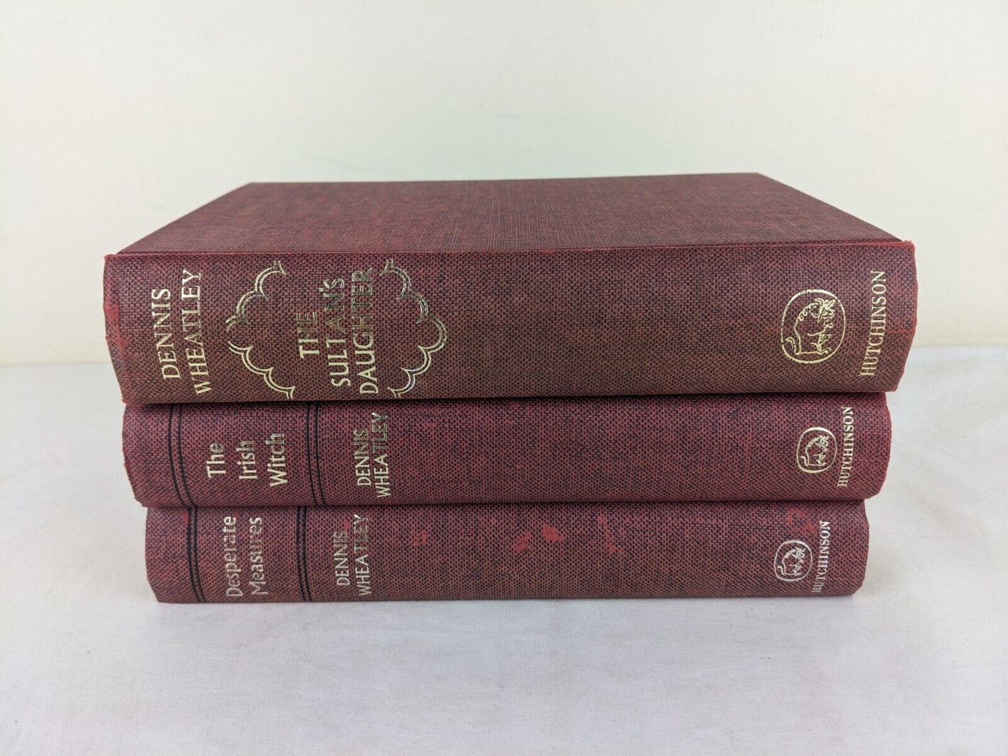 Roger Brook x 3 by Dennis Wheatley 1963 Hardcover Measures, Iris Witch, Sultan's