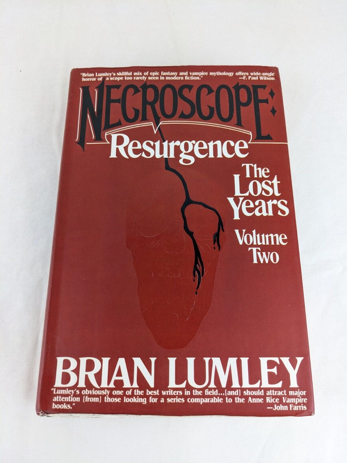 Resurgence Lost years by Brian Lumley 1996 Hardcover First Edition Necroscope