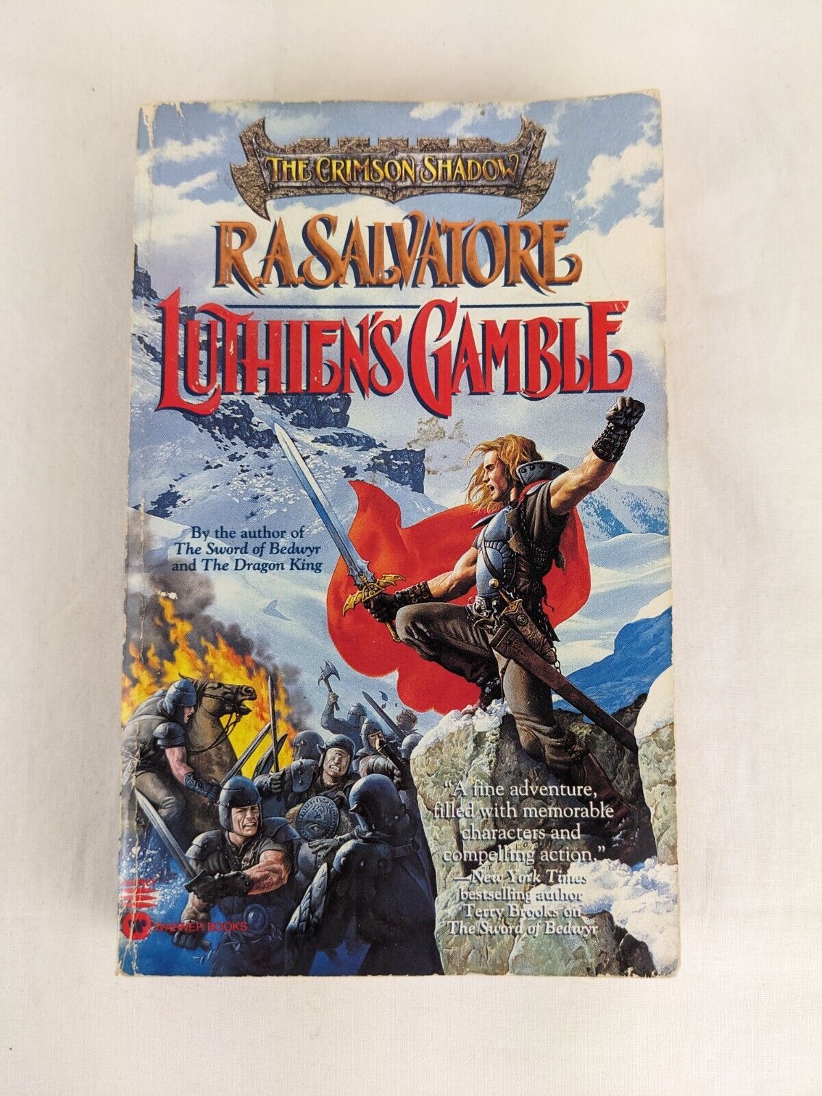 Luthien's gamble by R.A. Salvatore 1996 The crimson shadow