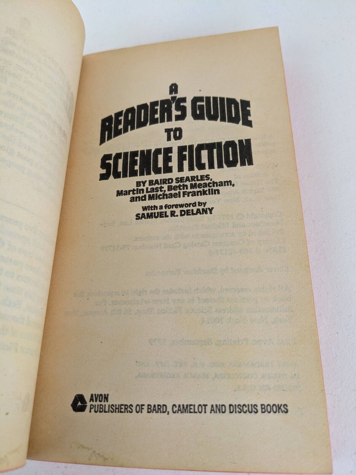 A reader's guide to science fiction by Searles, Last, Meacham, Franklin 1979