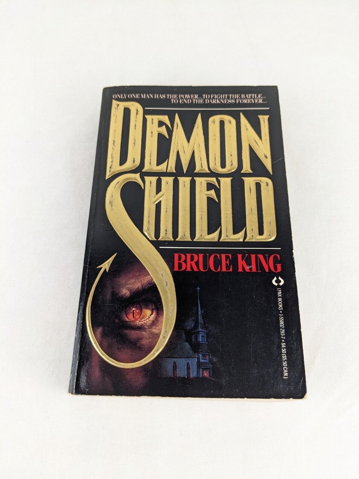 Demon Shield by Bruce King 1989 First Printing Lynx Books Horror