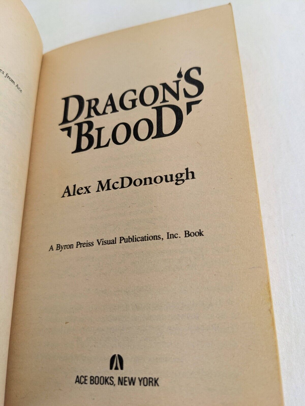 Dragon's blood by Alex McDonough 1991 - Scorpio