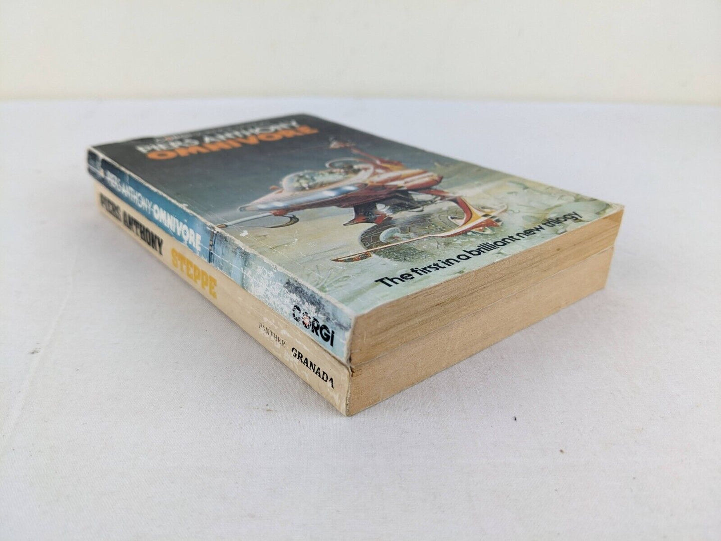 Omnivore 1977 & Steppe 1976 by Piers Anthony