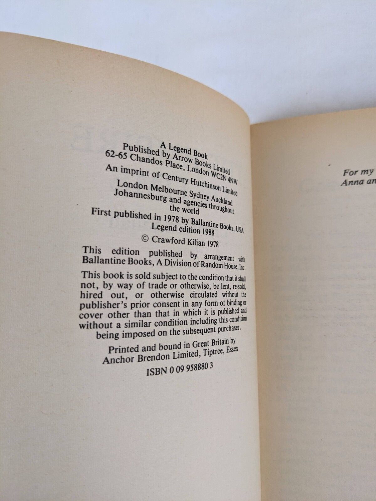 The empire of time by Crawford Kilian 1988 Chronoplane Wars