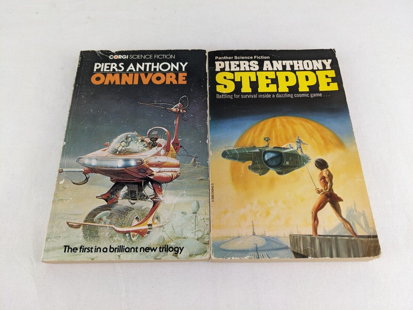 Omnivore 1977 & Steppe 1976 by Piers Anthony