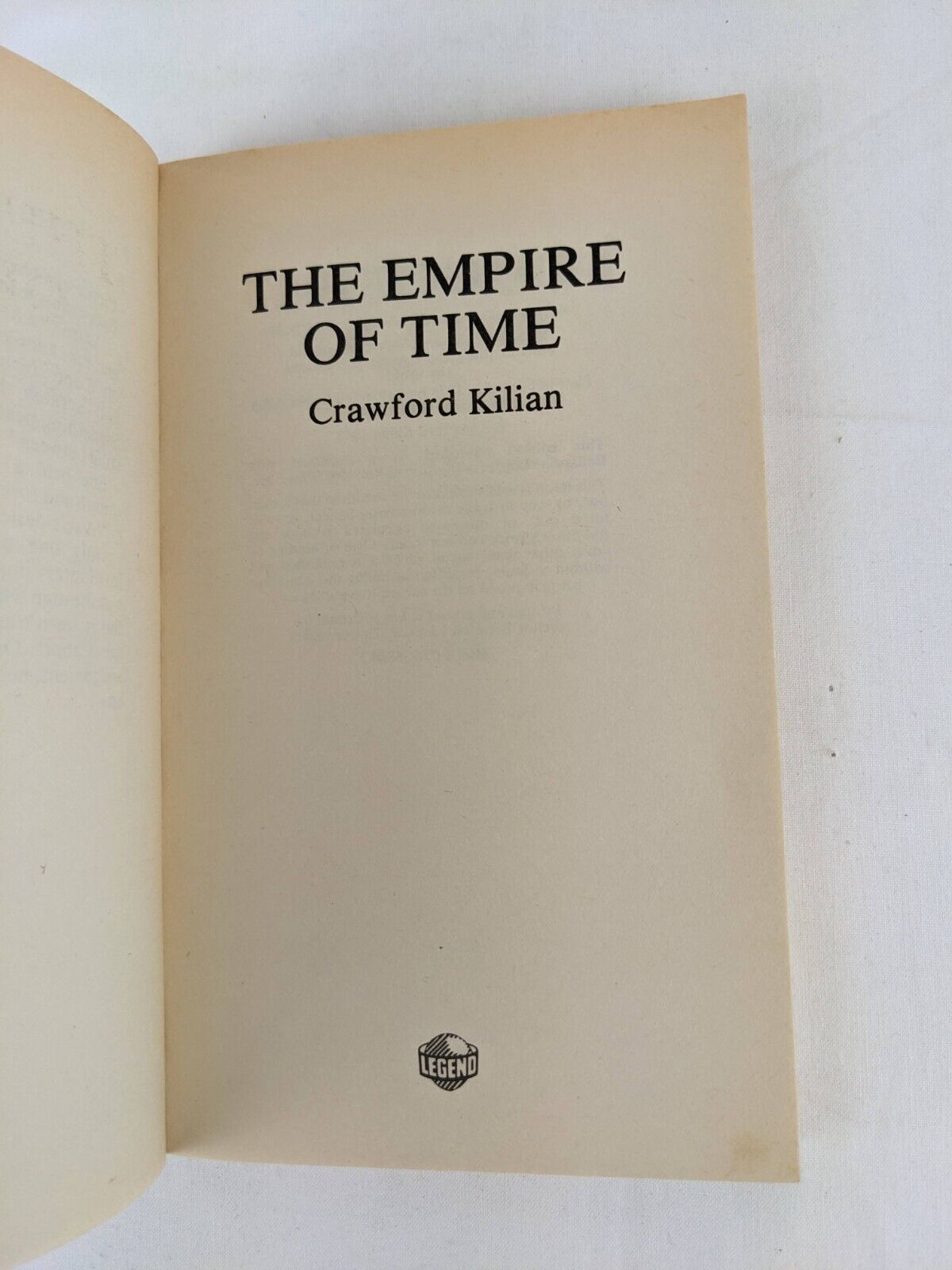 The empire of time by Crawford Kilian 1988 Chronoplane Wars