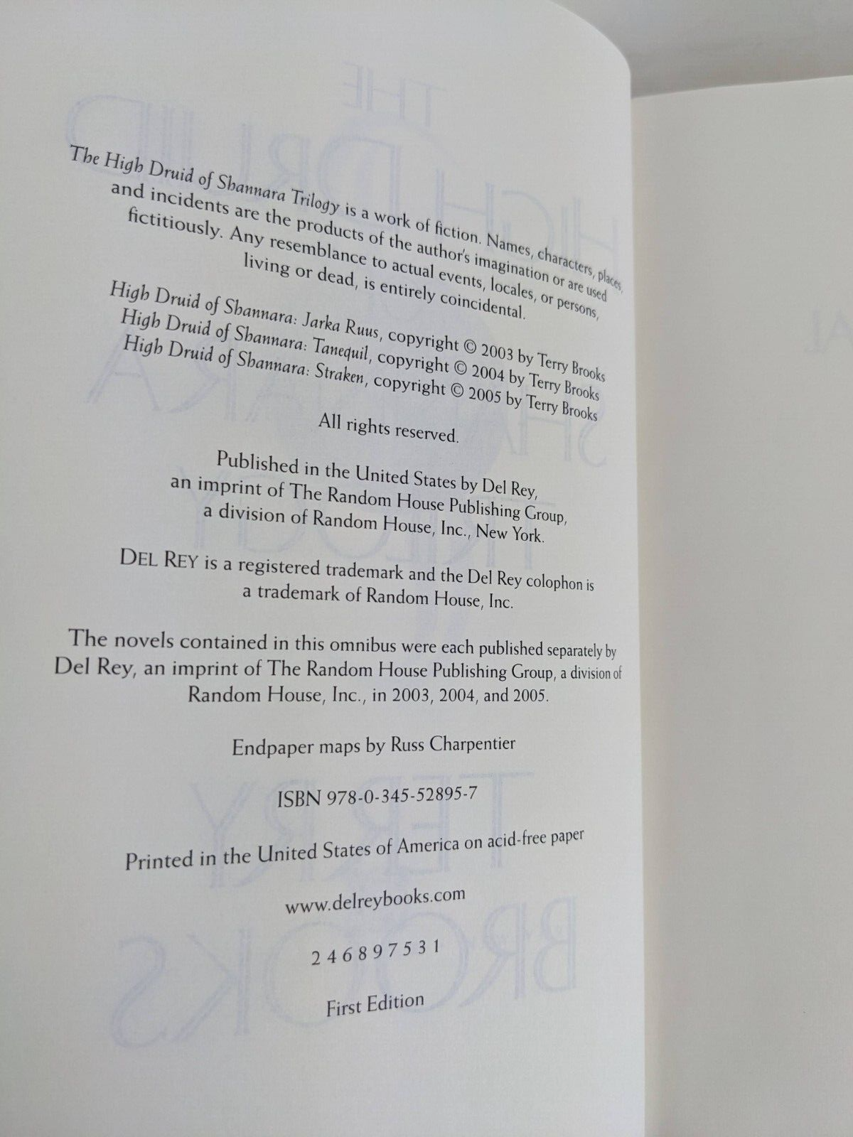 The High druid of Shannara Complete one volume by Terry Brooks First Ed 2005 HC