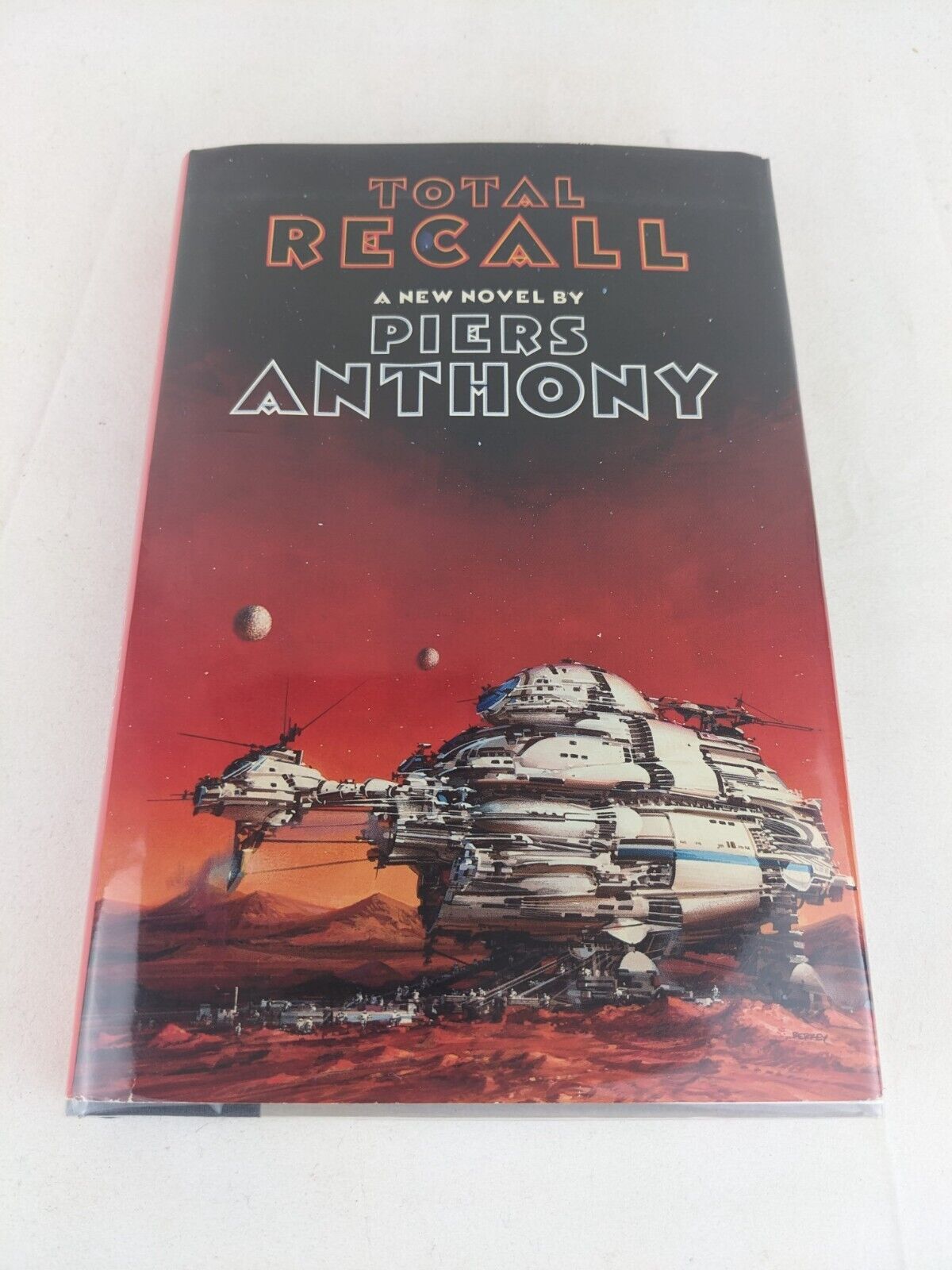 Total Recall by Piers Anthony 1989 Hardcover US First Edition Rare Novelization