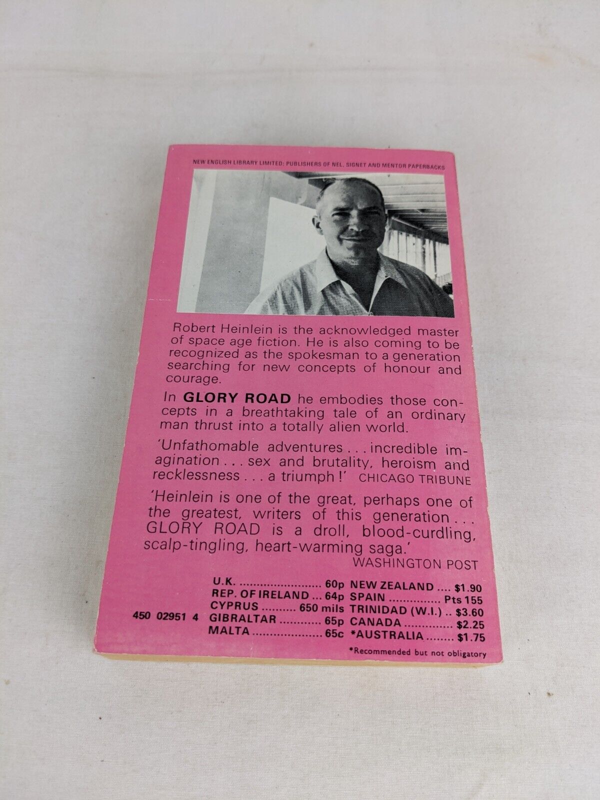 Glory Road by Robert Heinlein 1976 New English Library