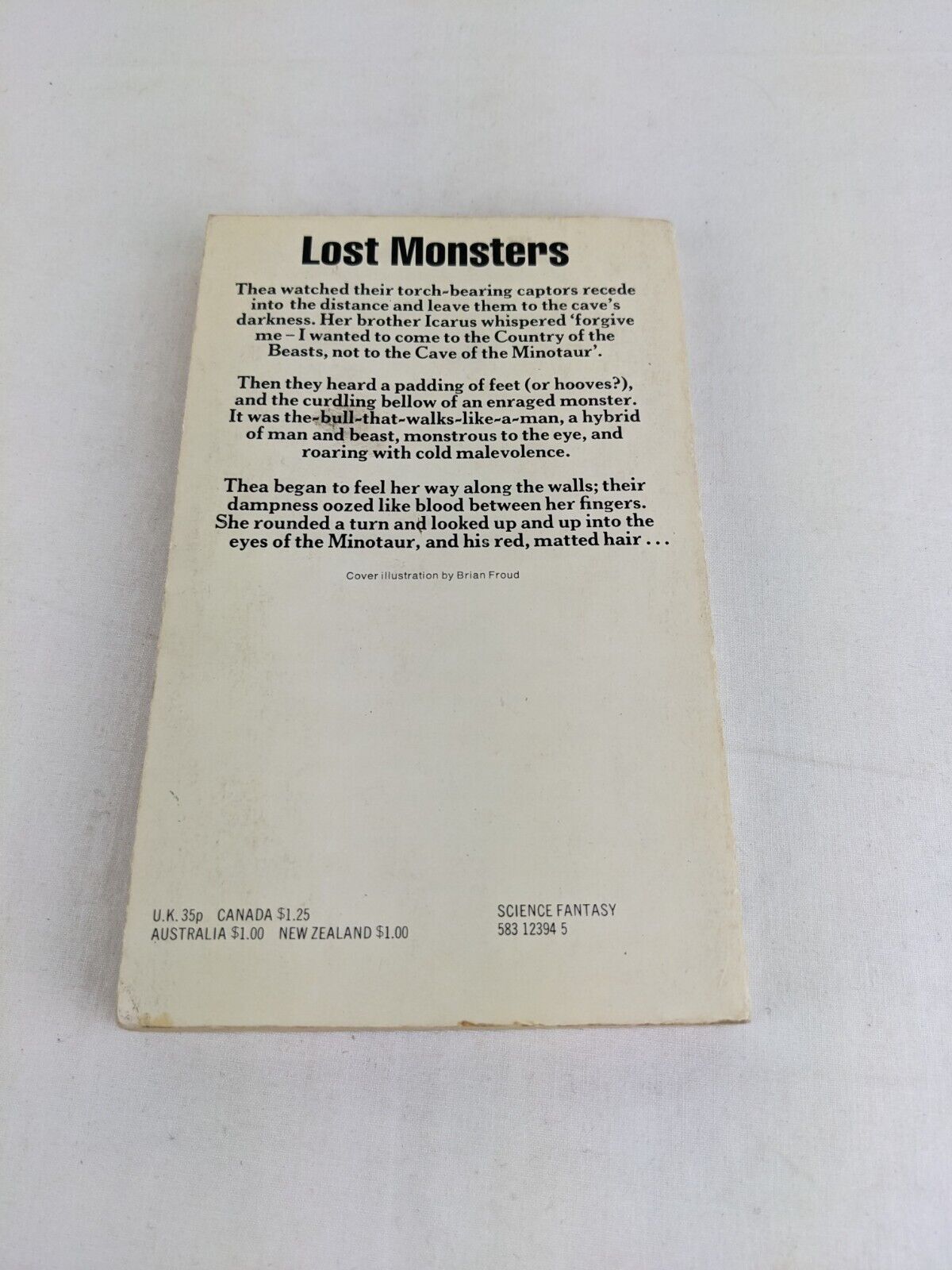 Day of the minotaur by Thomas Burnett Swann 1975