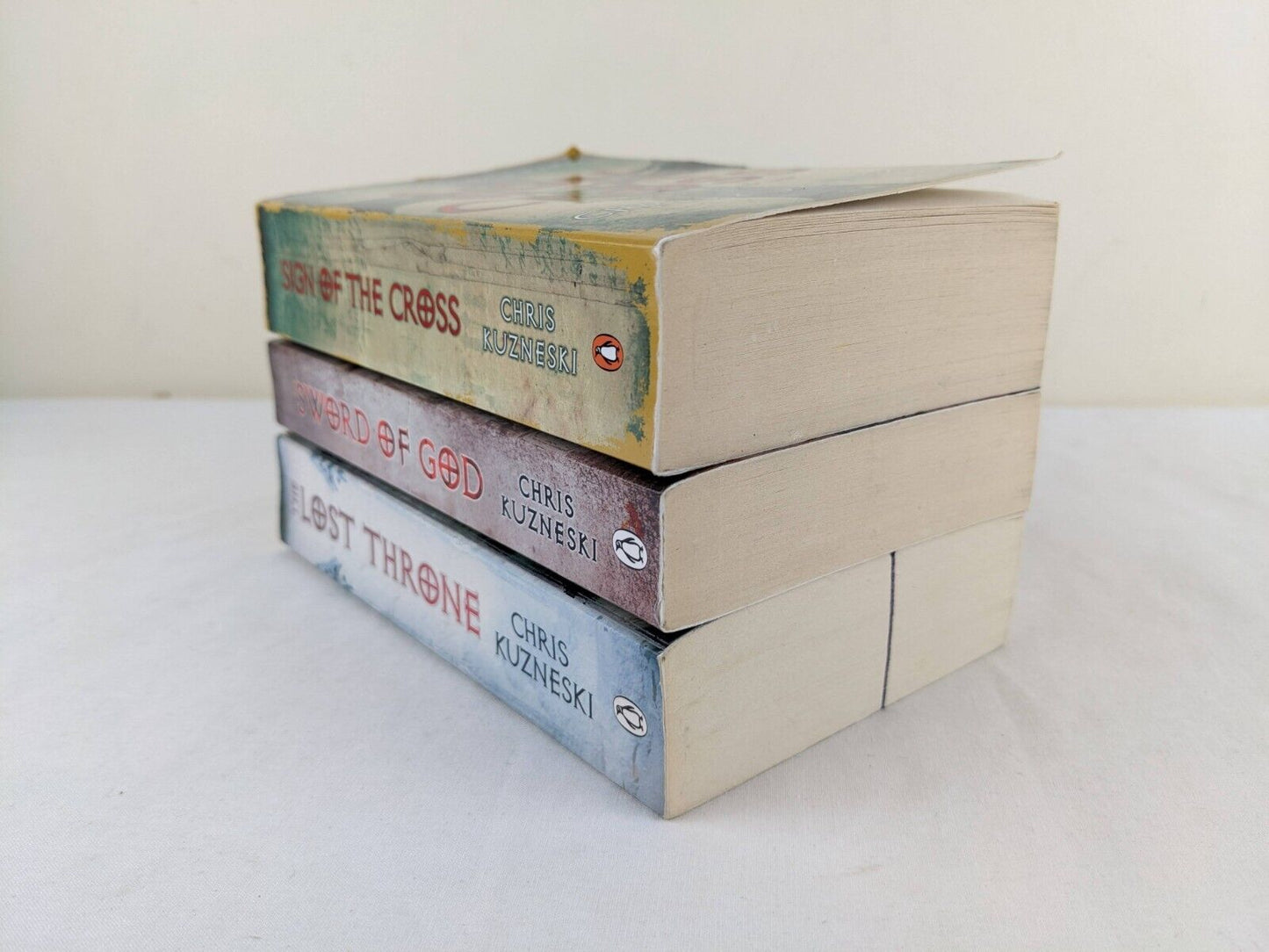 Payne & Jones Series x 3 by Chris Kuzneski 2006 Cross, God & Throne