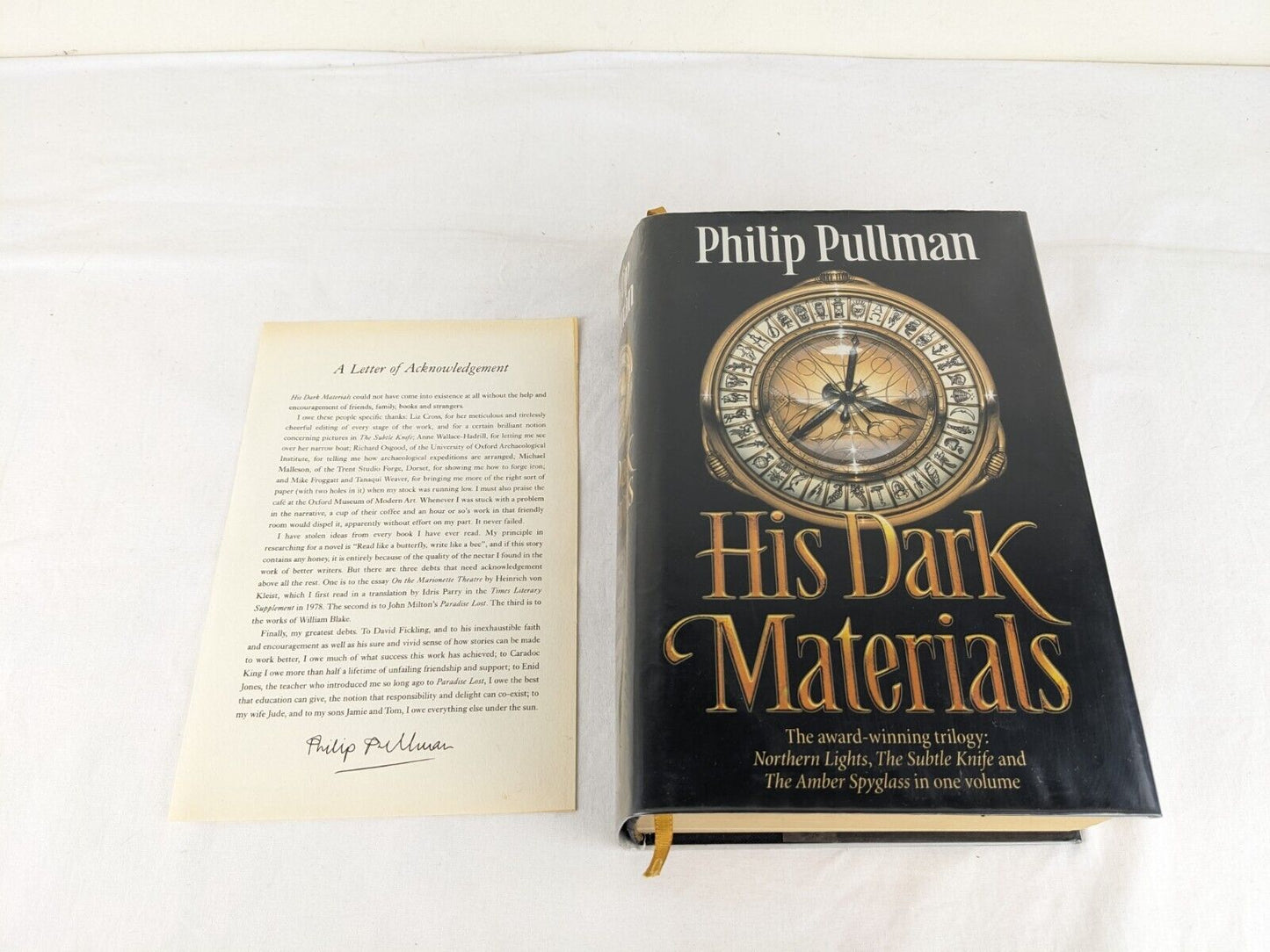 His Dark Materials Omnibus by Philip Pullman 2001 Hardcover