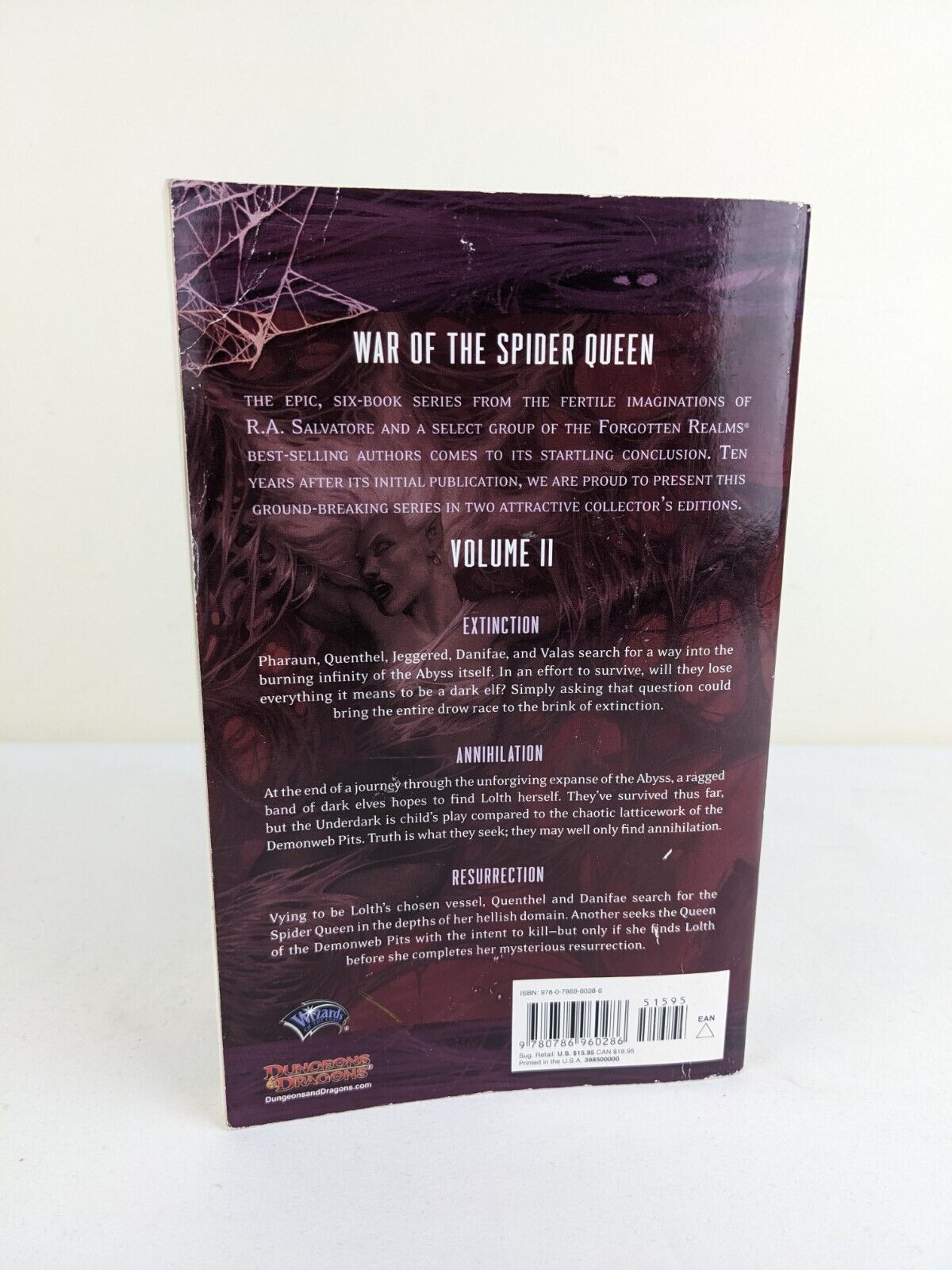 War of the spider queen omnibus volume 2 Tenth anniversary - R.A. Salvatore 2012