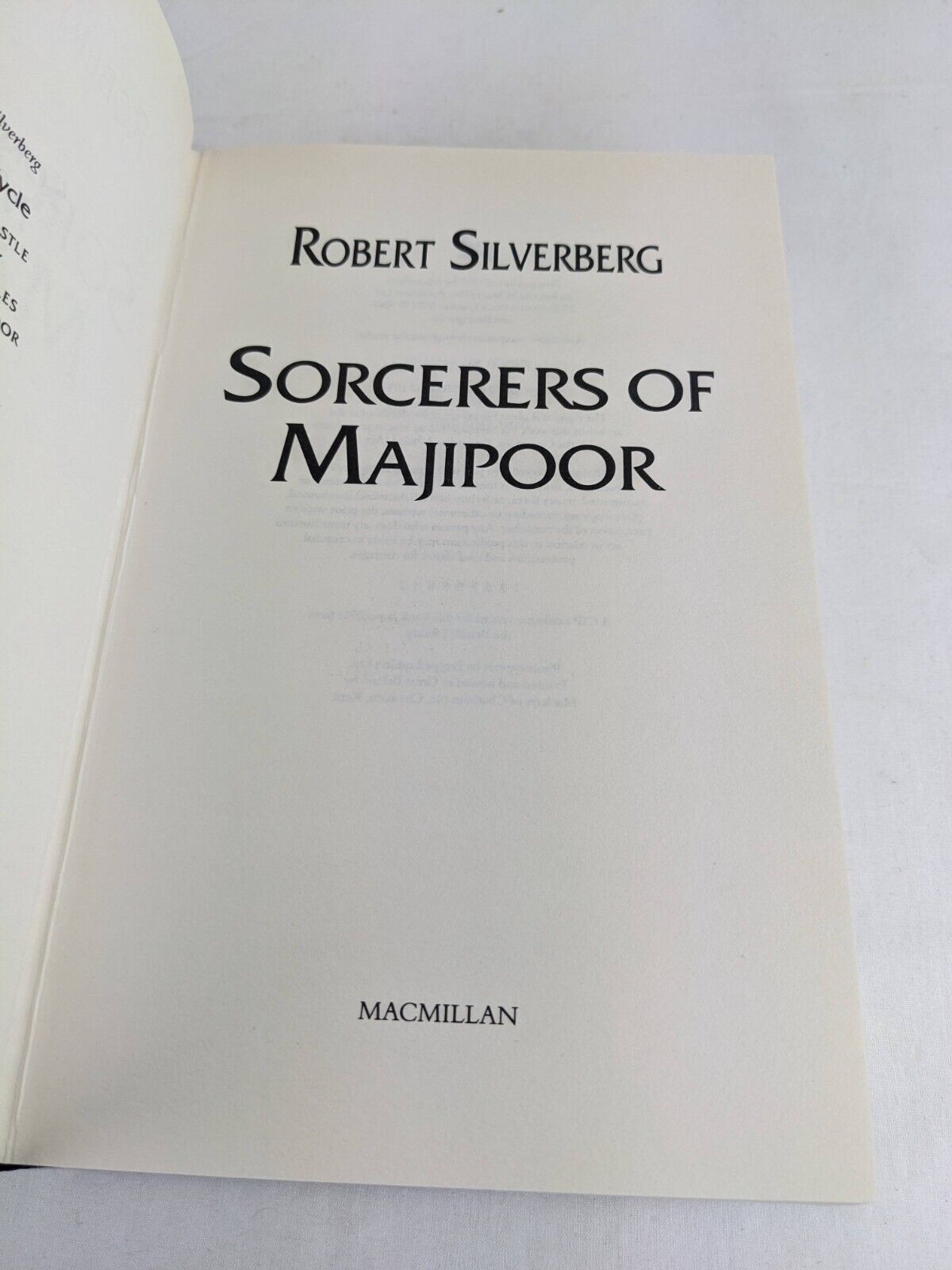 Sorcerers of Majipoor by Robert Silverberg 1997 Hardcover Lord Prestimion