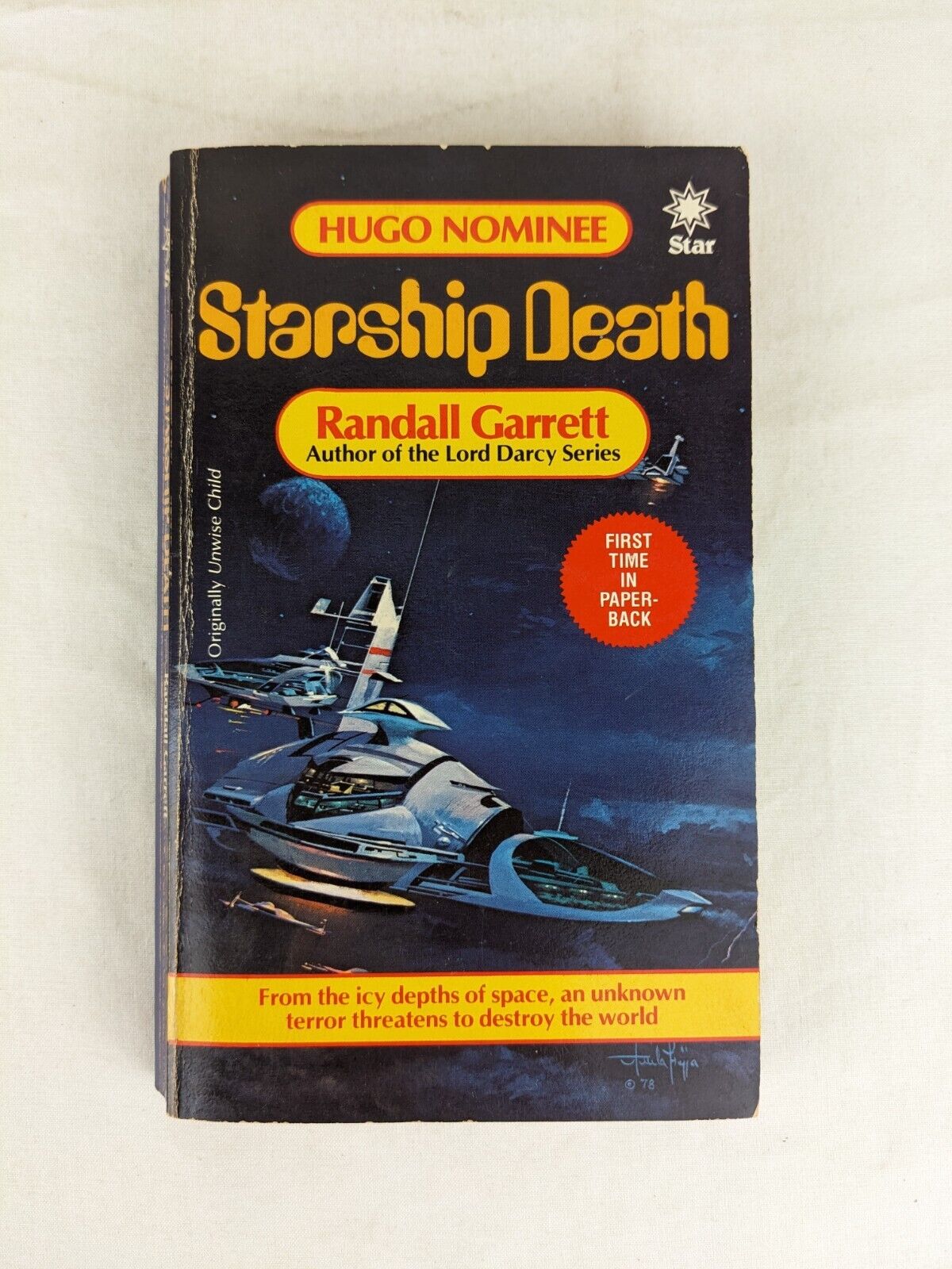 starship death by randall Garrett 1982 Cyber punk science ficition
