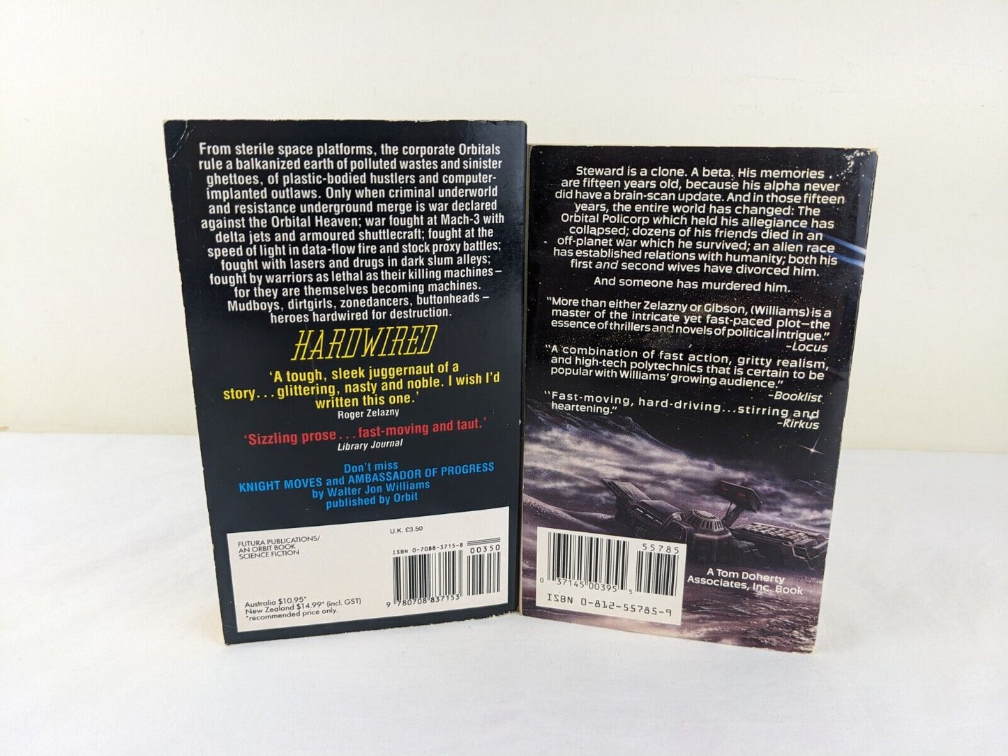 Hardwired & Voice of the whirlwind by Walter Jon Williams 1987