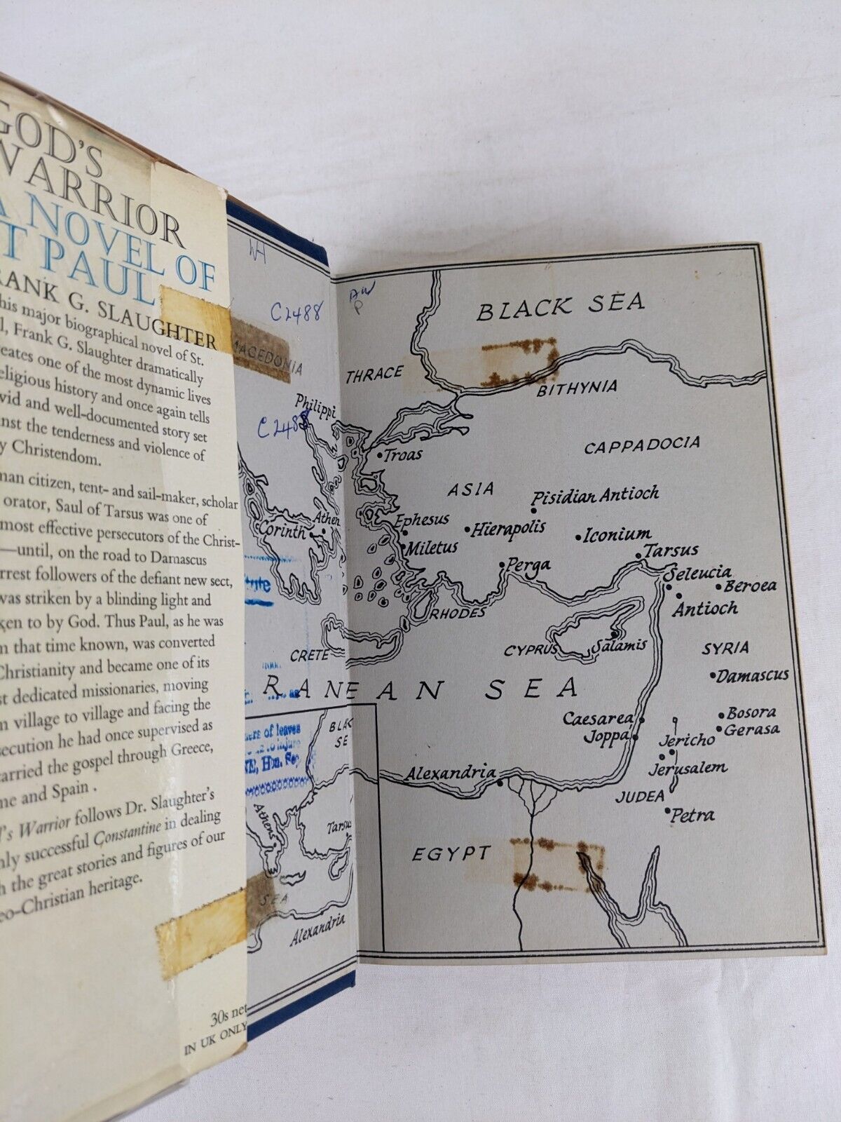 God's Warrior by Frank G. Slaughter hardcover 1967